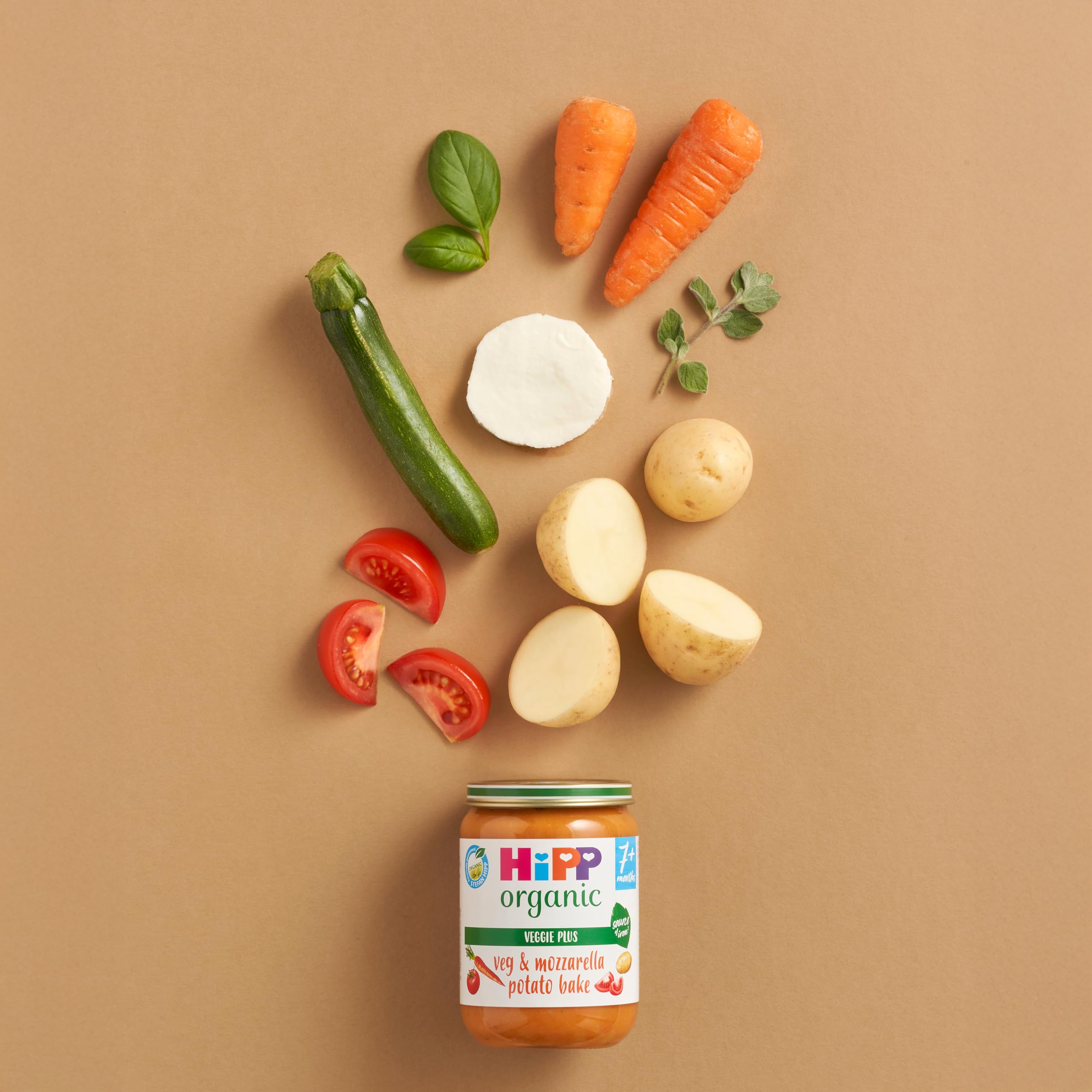 HiPP Organic Veg & Mozzarella Potato Bake Baby Food Jar | 7+ Months | 6 x 190g 3