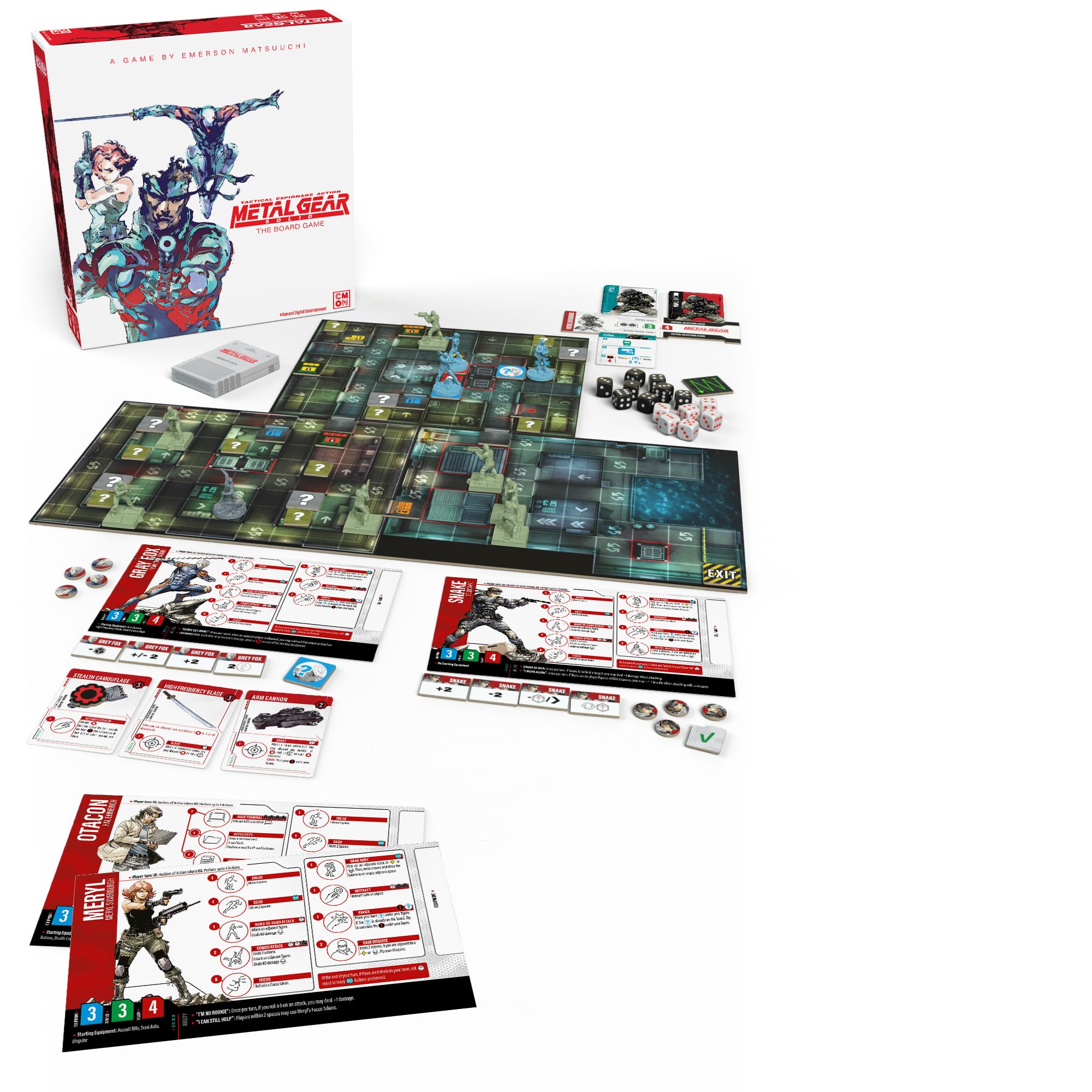 CMON Metal Gear Solid Board Game | Ages 14+ | 1-4 Players | 60-90 Min