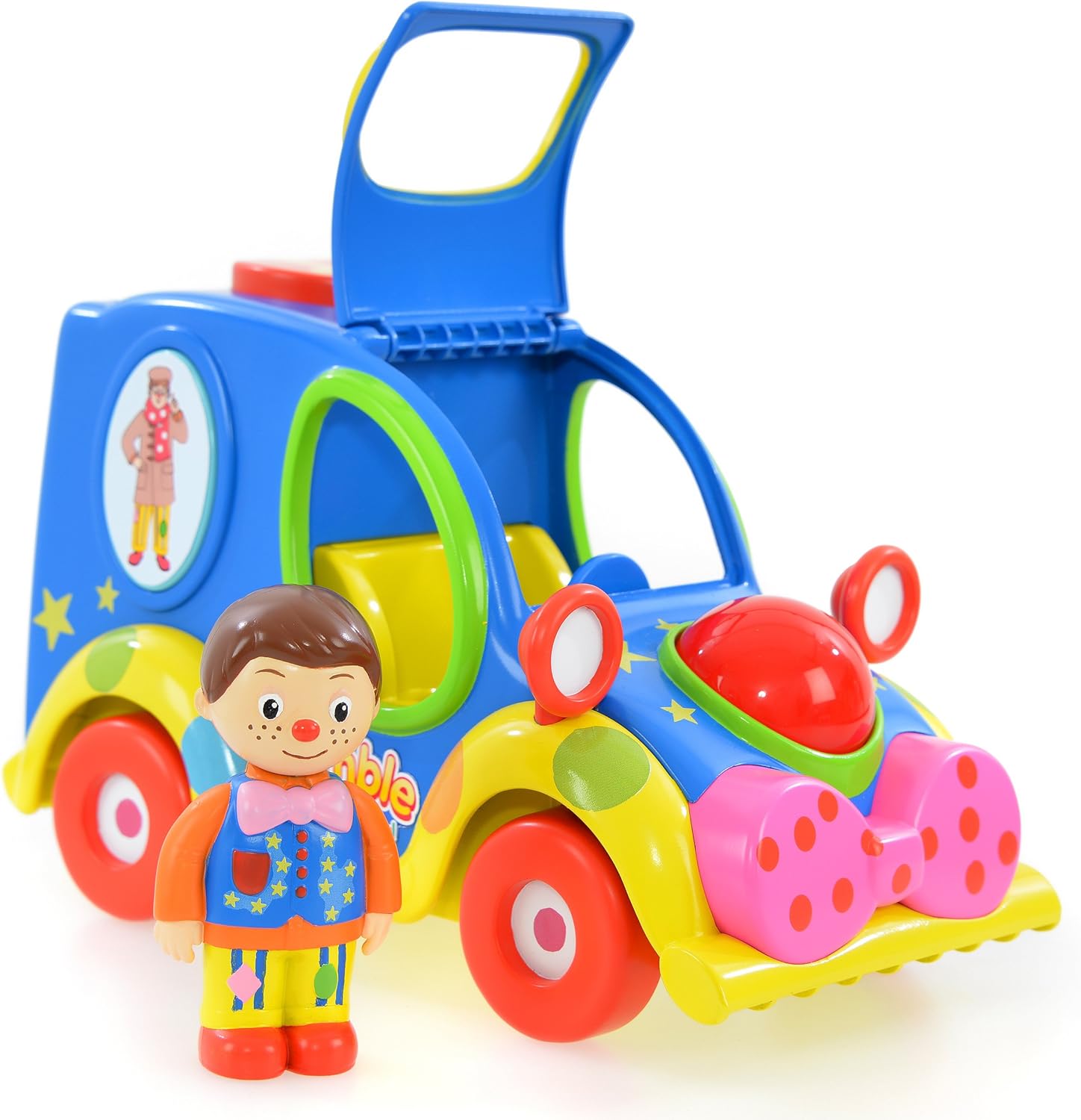 Mr Tumble Fun Sounds Musical Car - Interactive Vehicle with Lights, Sounds & Makaton Cards