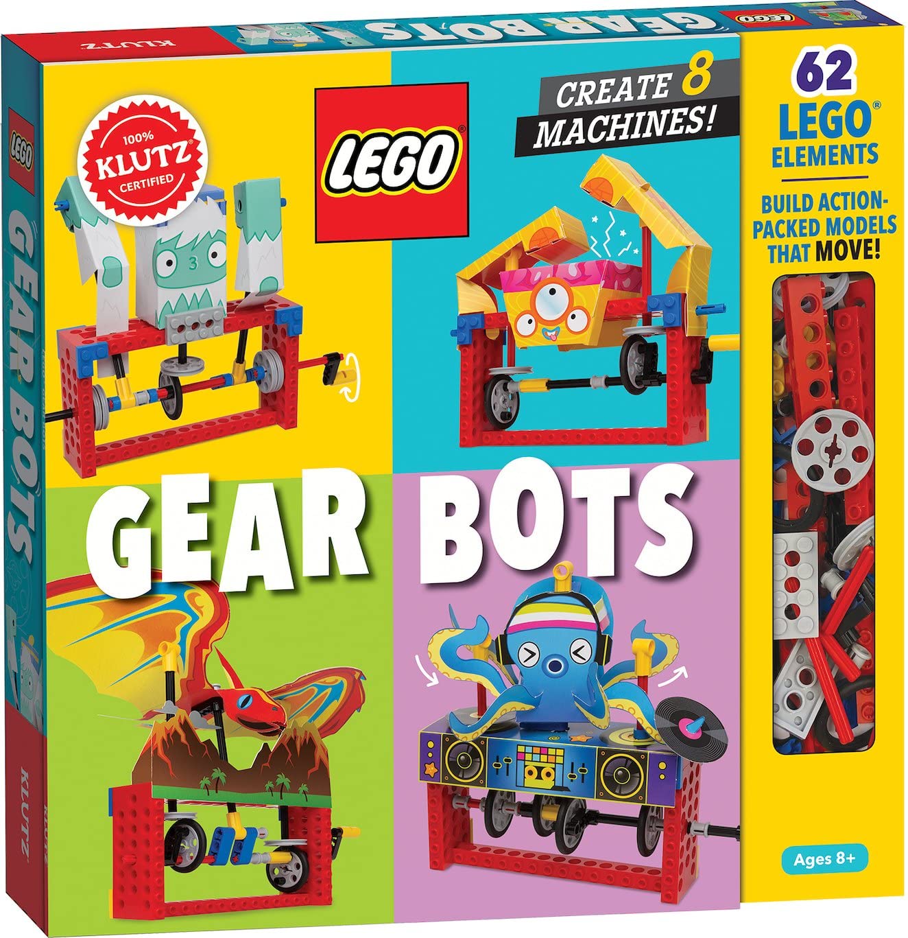 LEGO Gear Bots (Klutz): Create 8 Machines - Building & Educational Playset for Kids 8-12 6