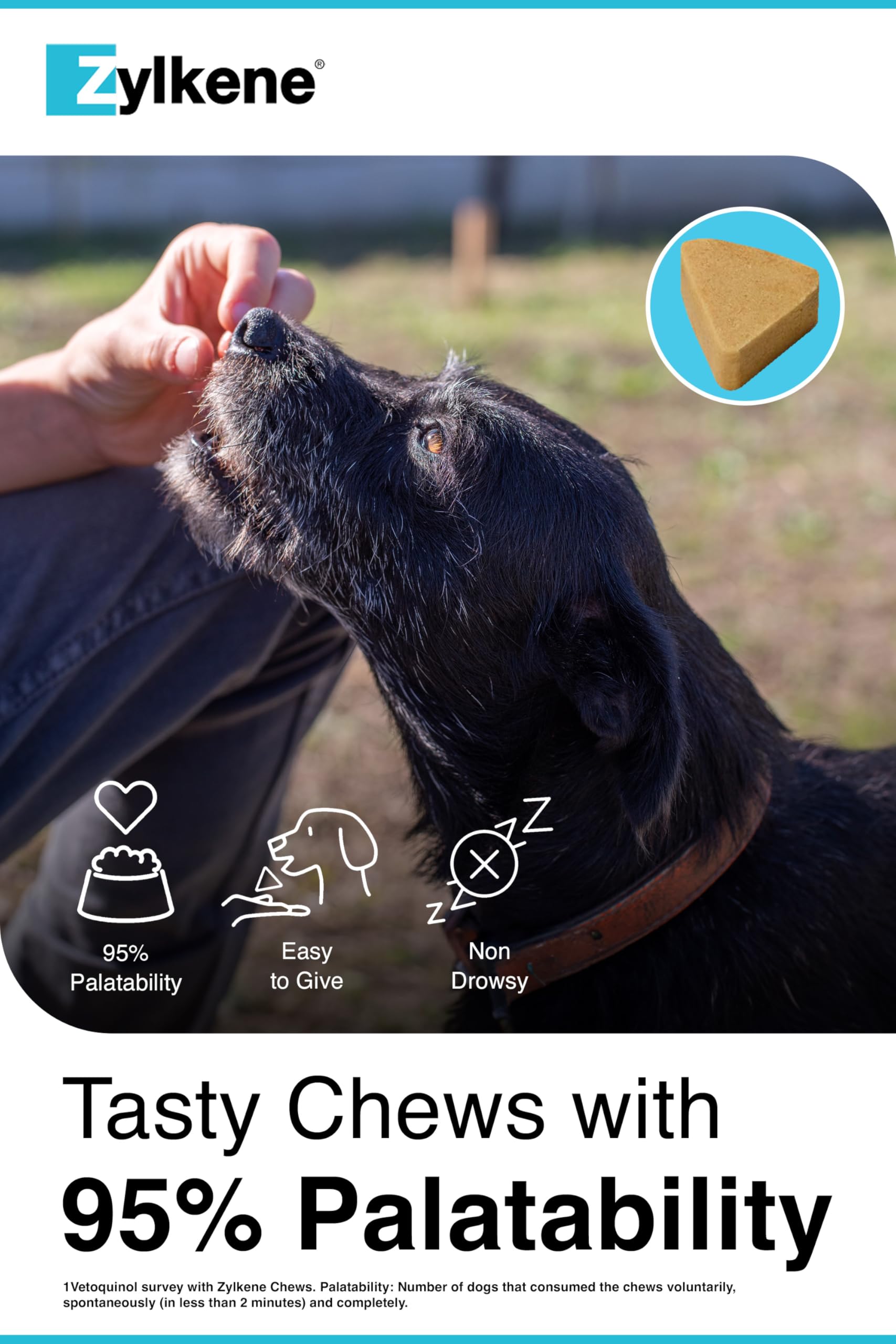 Zylkene Calming Chews for Medium Dogs (10 to 30kg) | Promotes Relaxation | 14 Chews 6