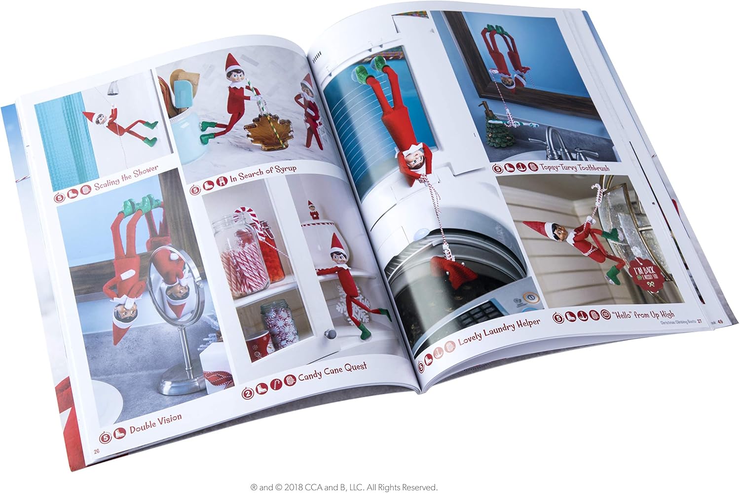 The Elf on the Shelf Scout Elves at Play Kit - 20-Piece Set with 60-Page Elf Ideas Book & Accessories 6