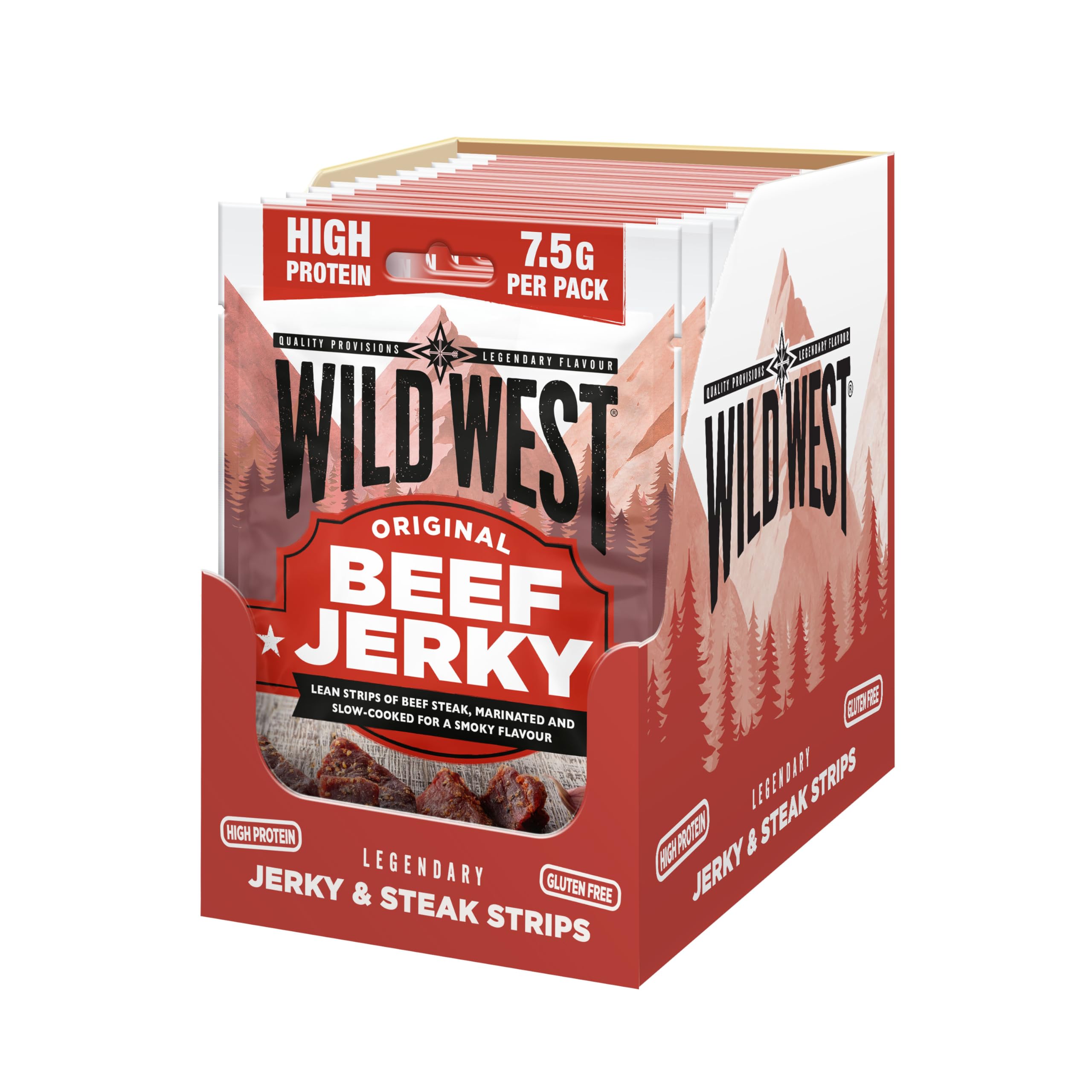 Wild West - Original Beef Jerky 25g (Pack of 12) 1