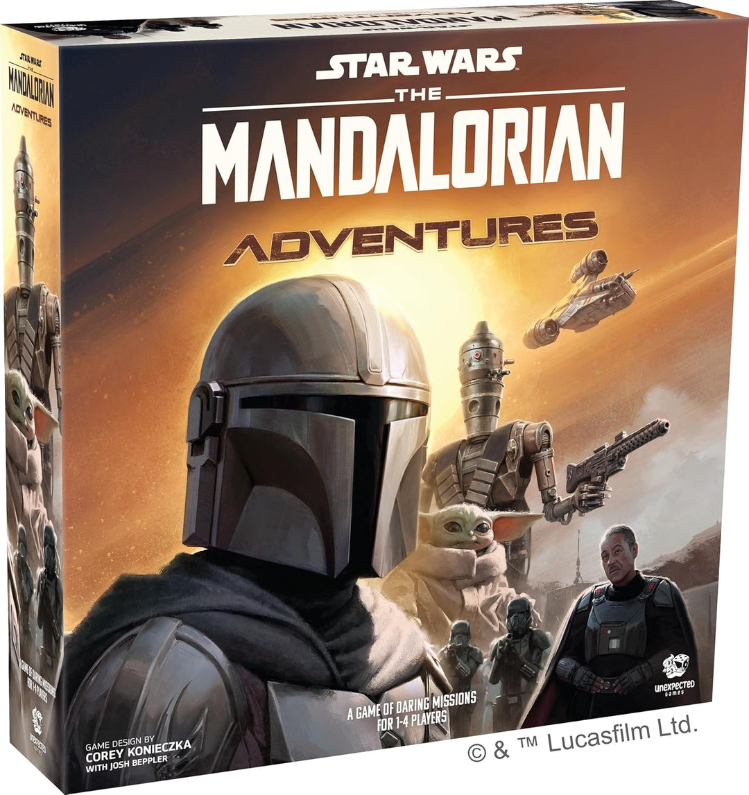 Unexpected Games Star Wars The Mandalorian Adventures Cooperative Board Game (UG05)