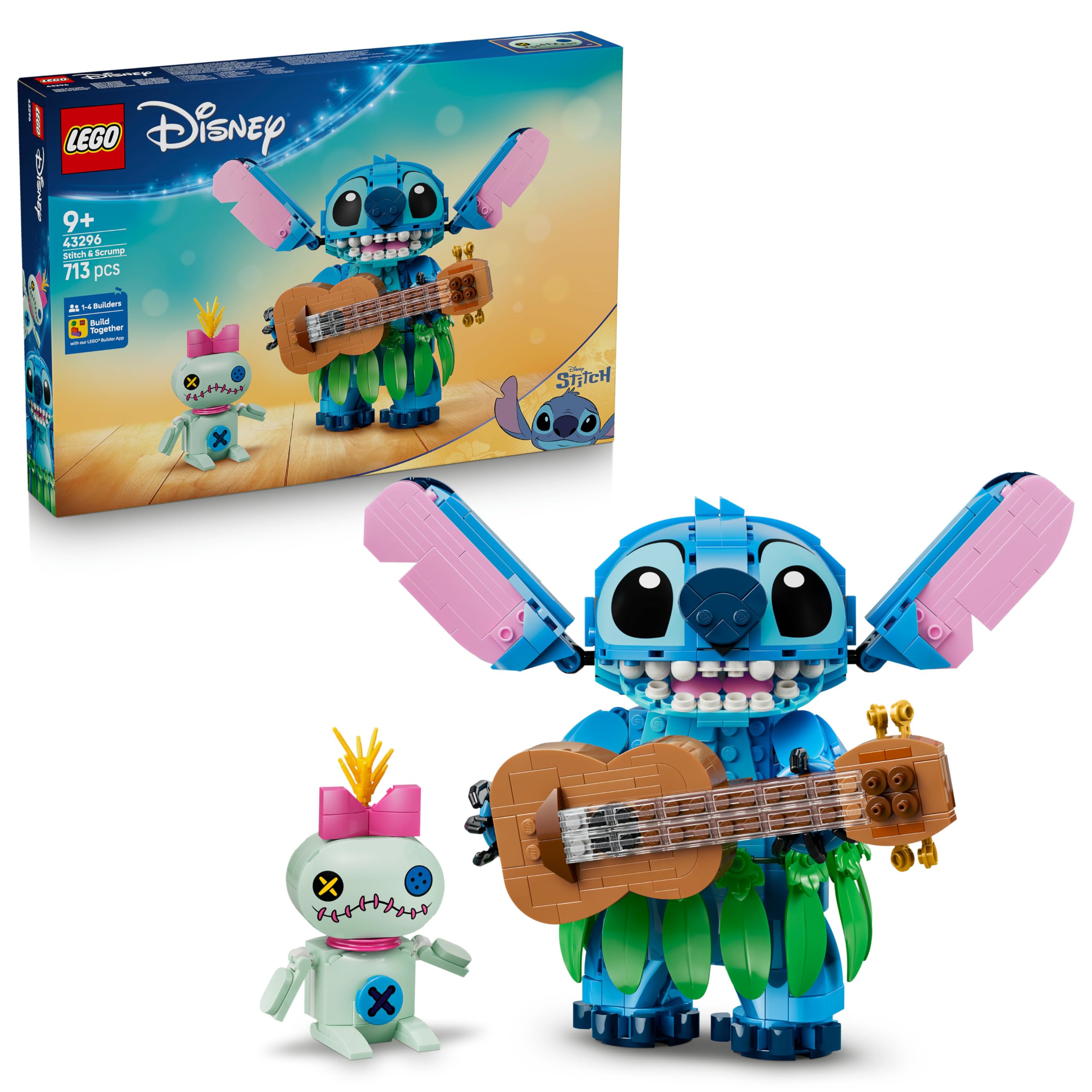 LEGO Disney Stitch & Scrump Building Set - 2 Figures, Ages 9+ 1