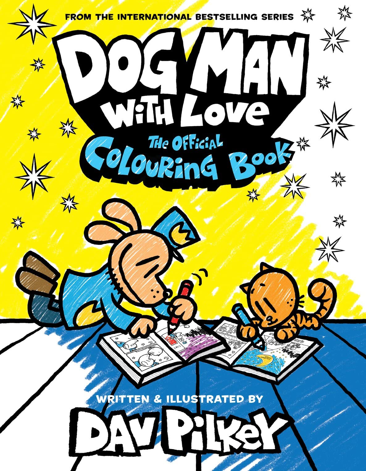Scholastic Dog Man With Love: The Official Colouring Book - Paperback | 80 Pages | Ages 7-8 1