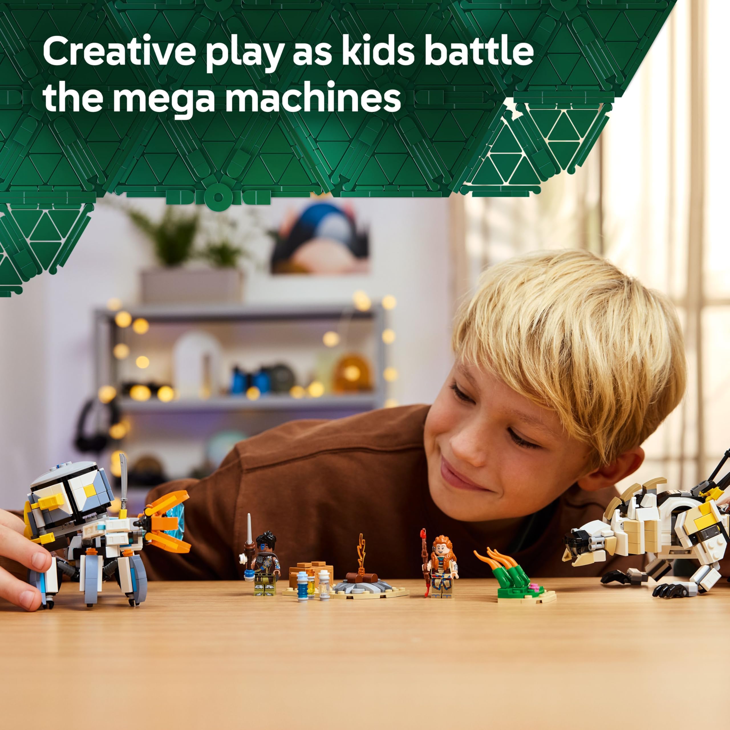 LEGO Horizon Adventures Aloy & Varl vs. Shell-Walker & Sawtooth Building Set 77037 | 768 Pieces | Ages 9+ 6