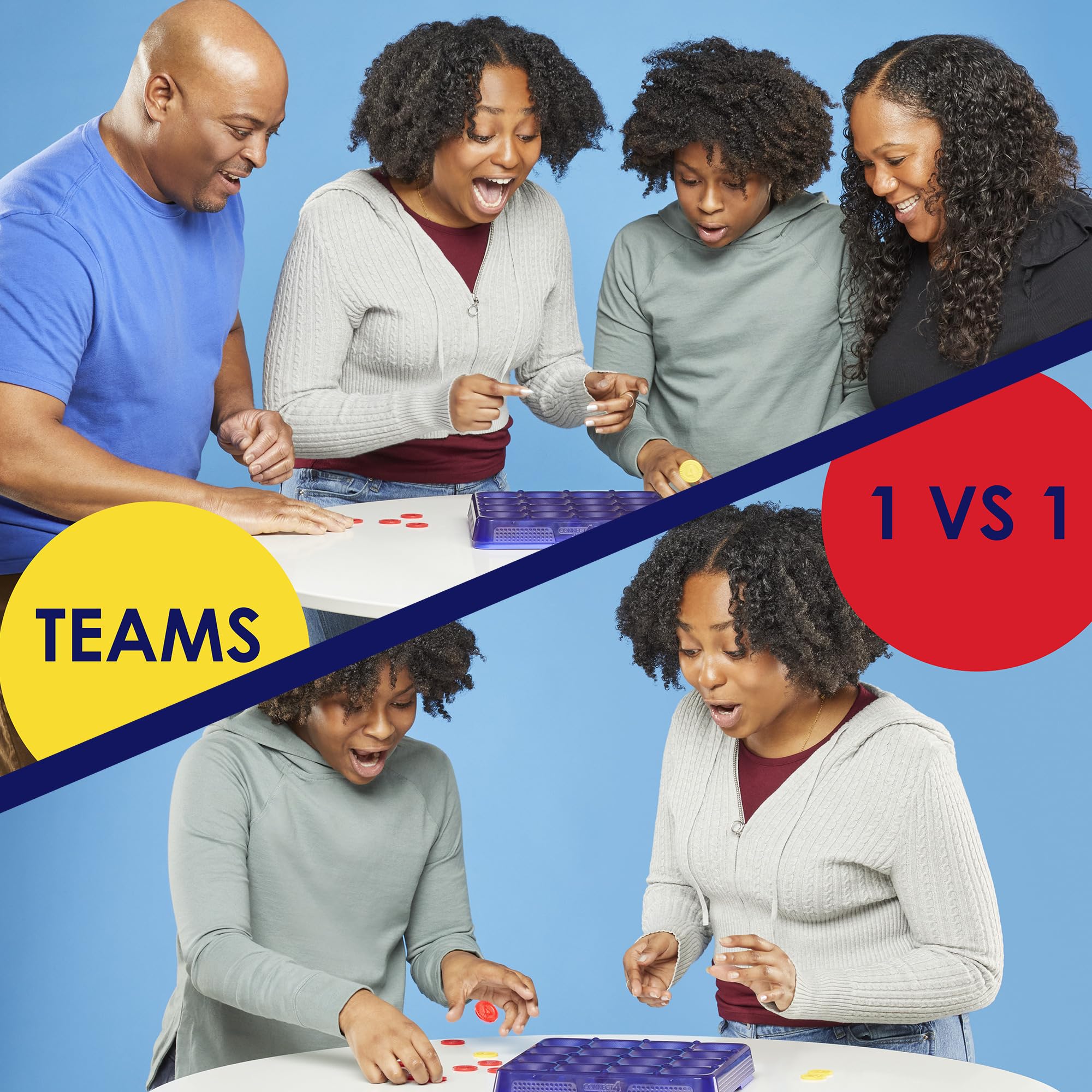 Hasbro Gaming Connect 4 Frenzy Game - Fast-Paced Bouncing Action | Ages 8+ | 2-6 Players 6