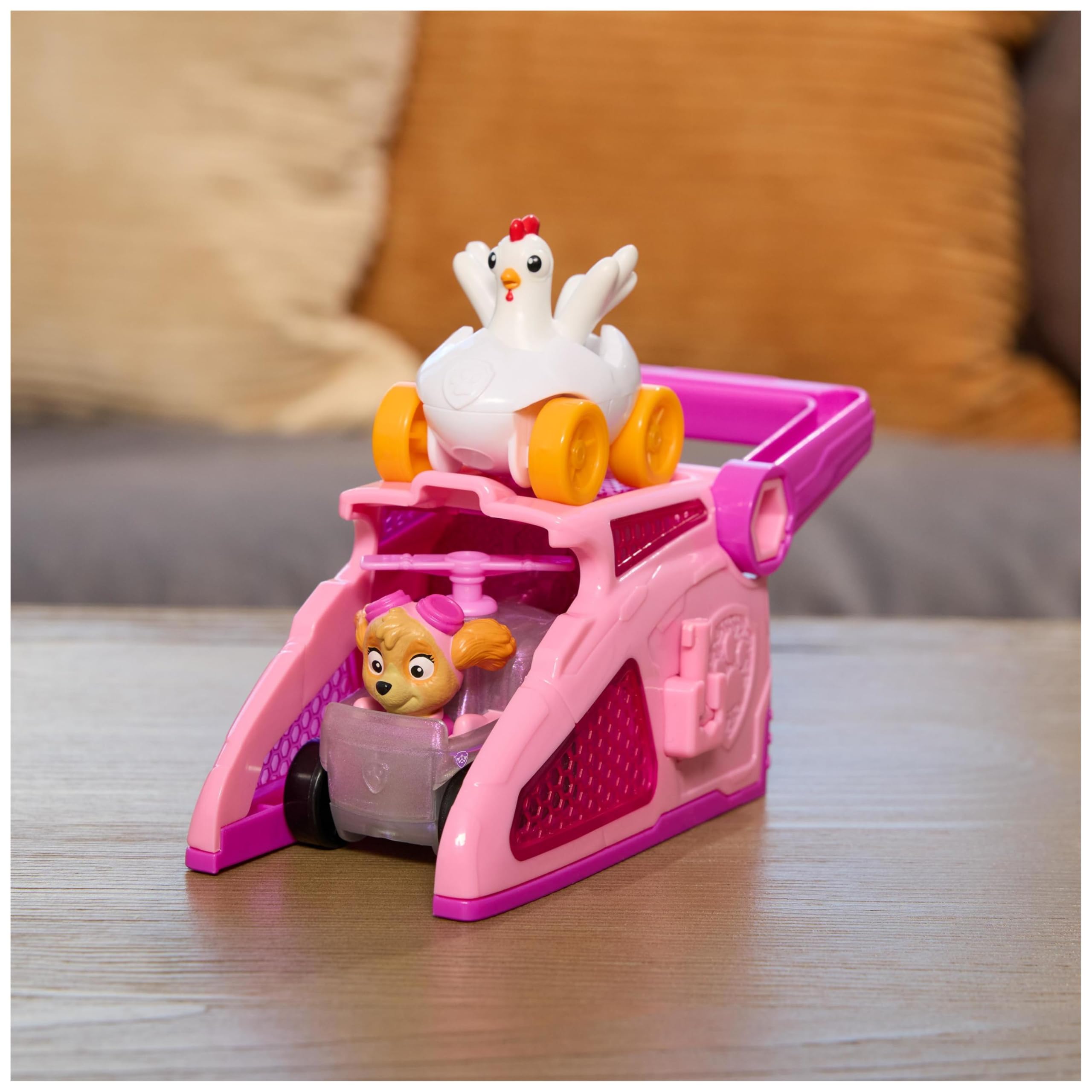 Paw Patrol Pup Squad Launchers 2-Pack with Chickaletta Vehicle | Ages 3-9 | Multicolor Plastic 9