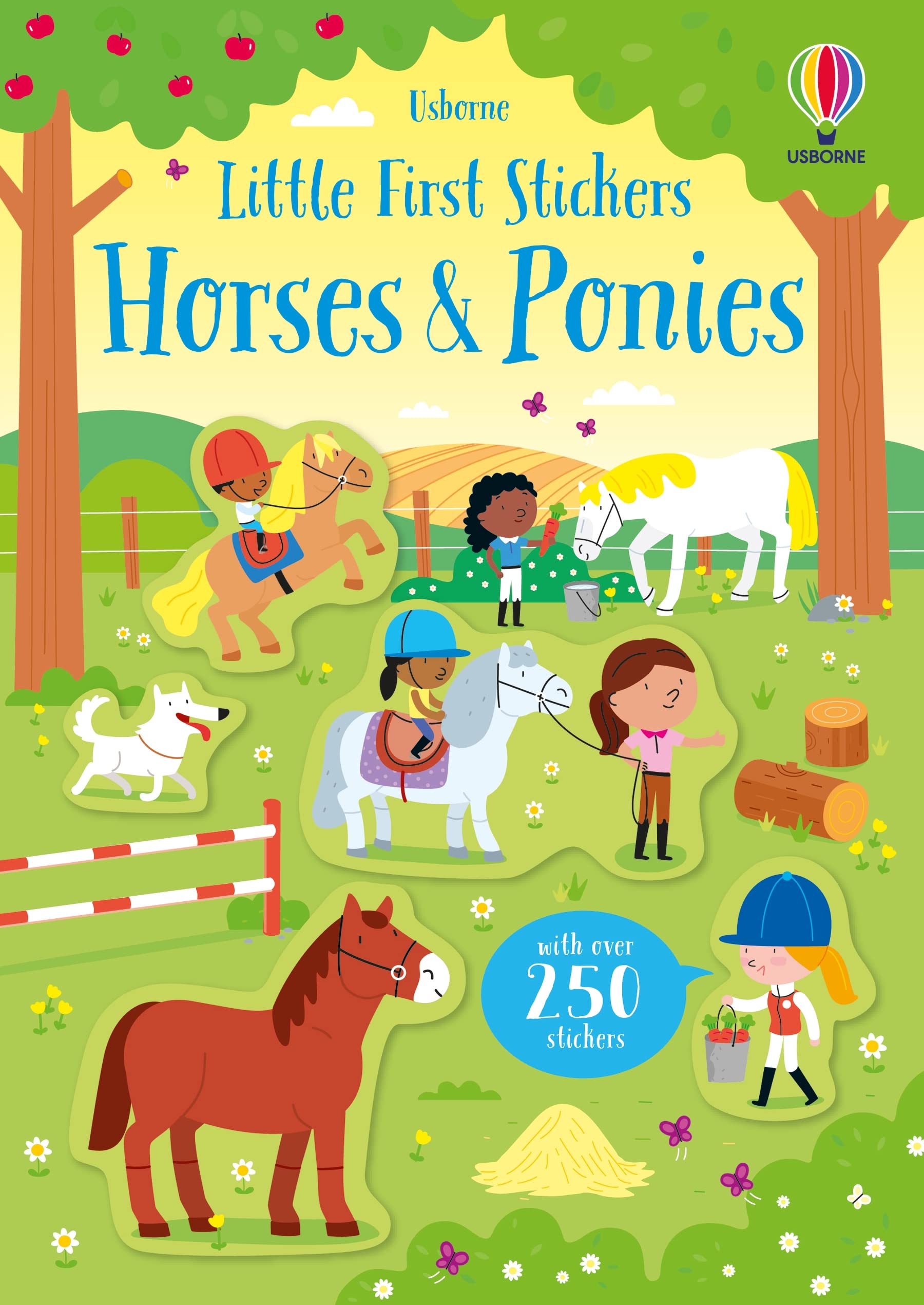 Usborne Little First Stickers Horses and Ponies - Activity Book for Ages 3-5 | 24 Pages | International Edition 1