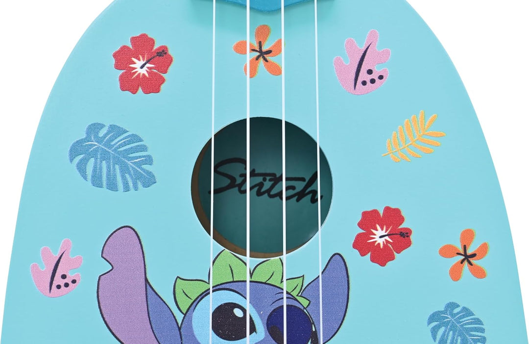 Lexibook - Disney Stitch My First Wooden Ukulele (K230D)