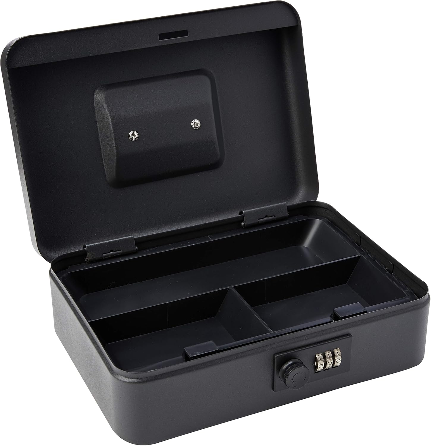 Sterling CB03CBK 10" Combination Lock Cash Box - Black 3