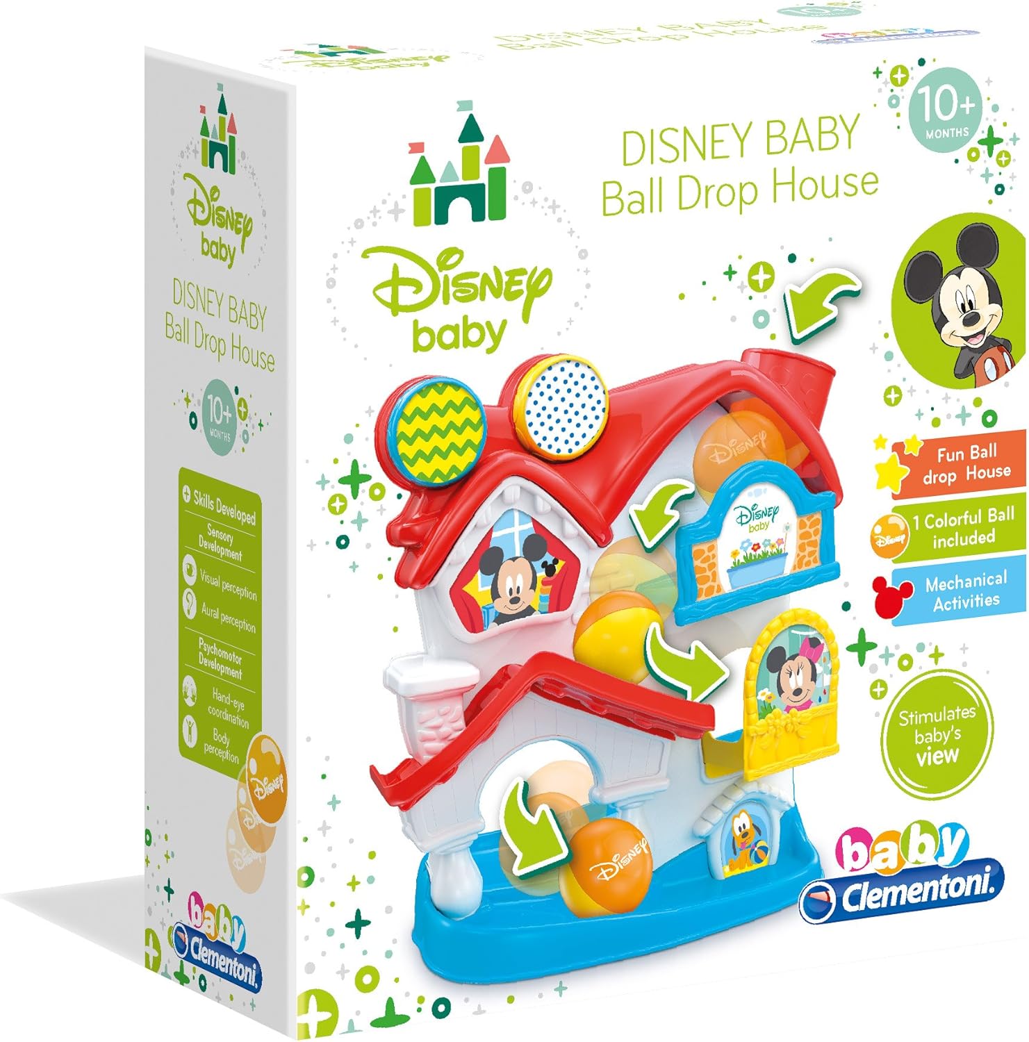 Clementoni Disney Baby Ball Drop - Educational Activity House for Toddlers 10m+ 3