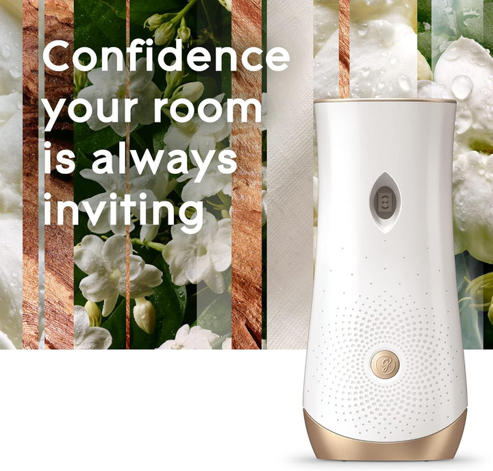 Glade - Automatic Air Freshener Holder & Refill Starter Kit with Sandalwood & Jasmine Scent