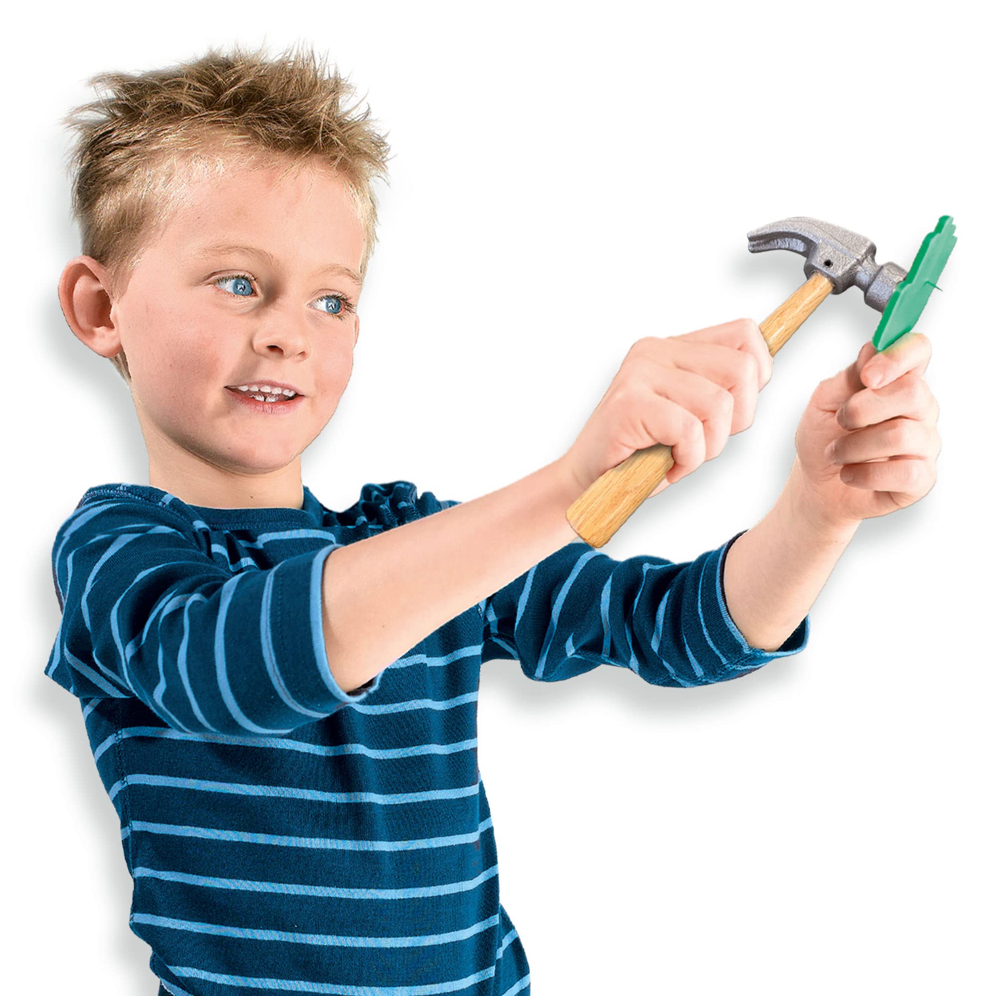 SES Creative Woodwork Set - Educational Building Playset for Kids 5+ 7