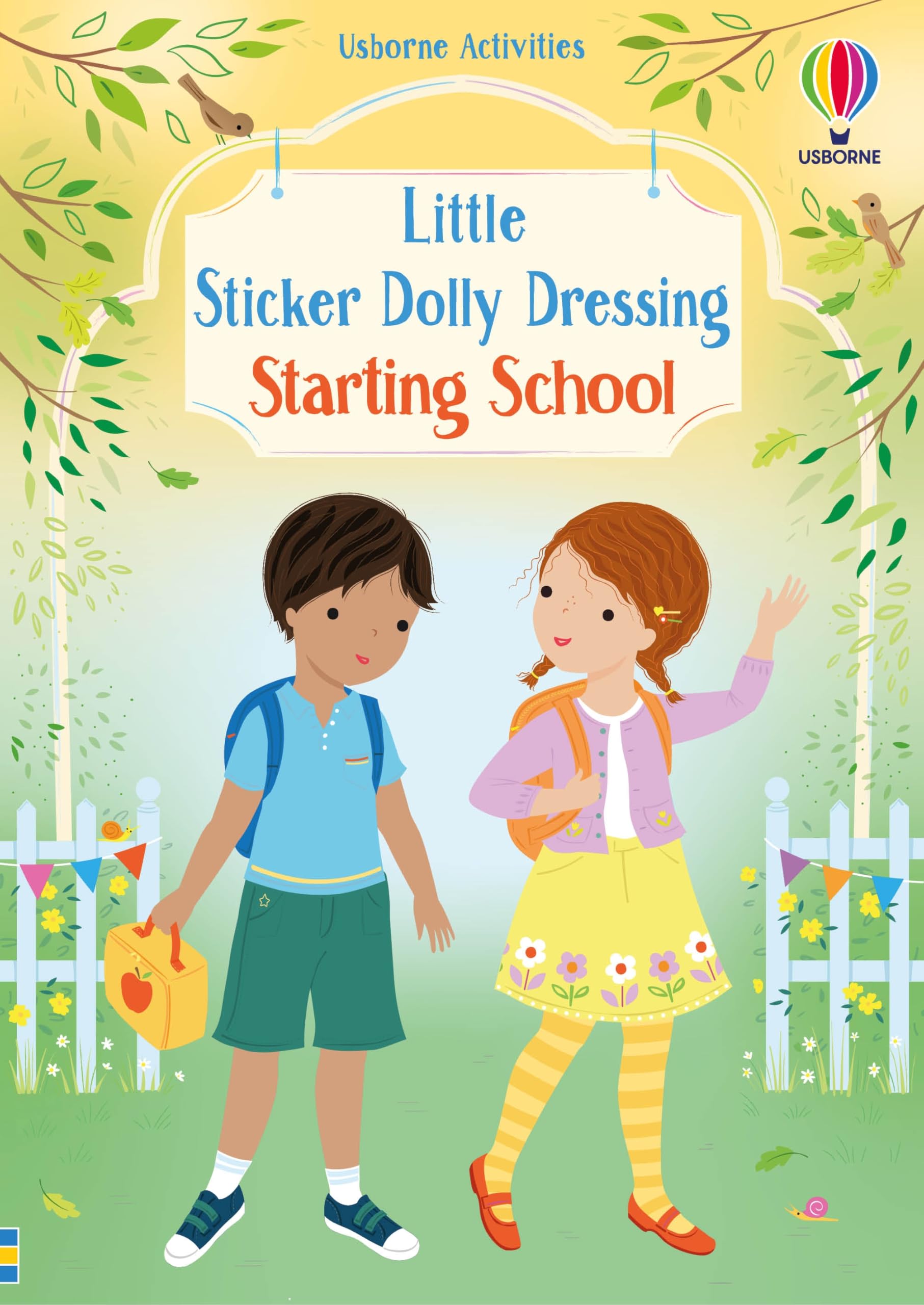 Usborne Little Sticker Dolly Dressing Starting School Activity Book | Ages 4-6 1