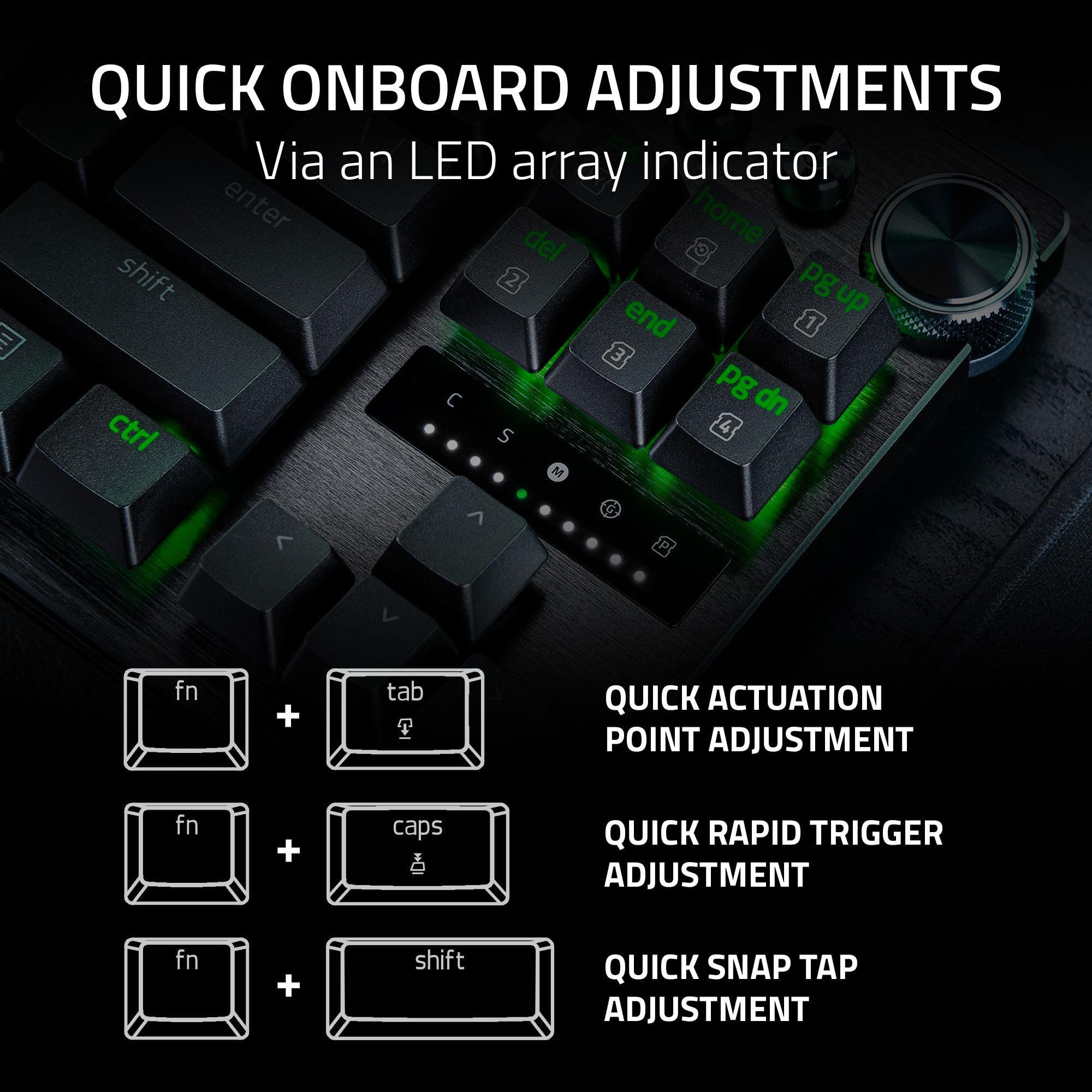 Razer Huntsman V3 Pro TKL Gaming Keyboard - Analog Optical Switches | Rapid Trigger | UK Layout 7