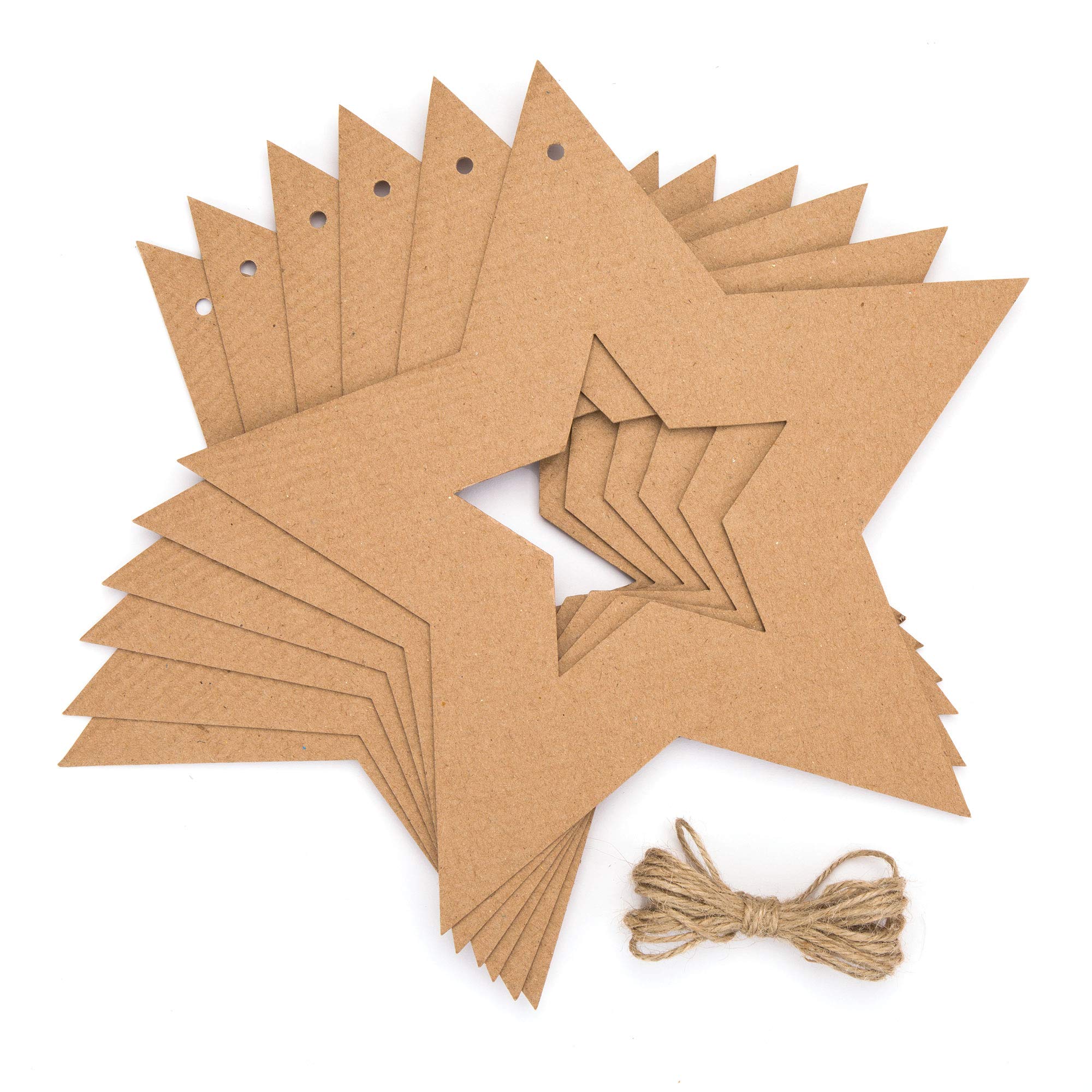 Baker Ross AV836 Hanging Star Wreaths - Creative Christmas Craft Kit for Kids 7