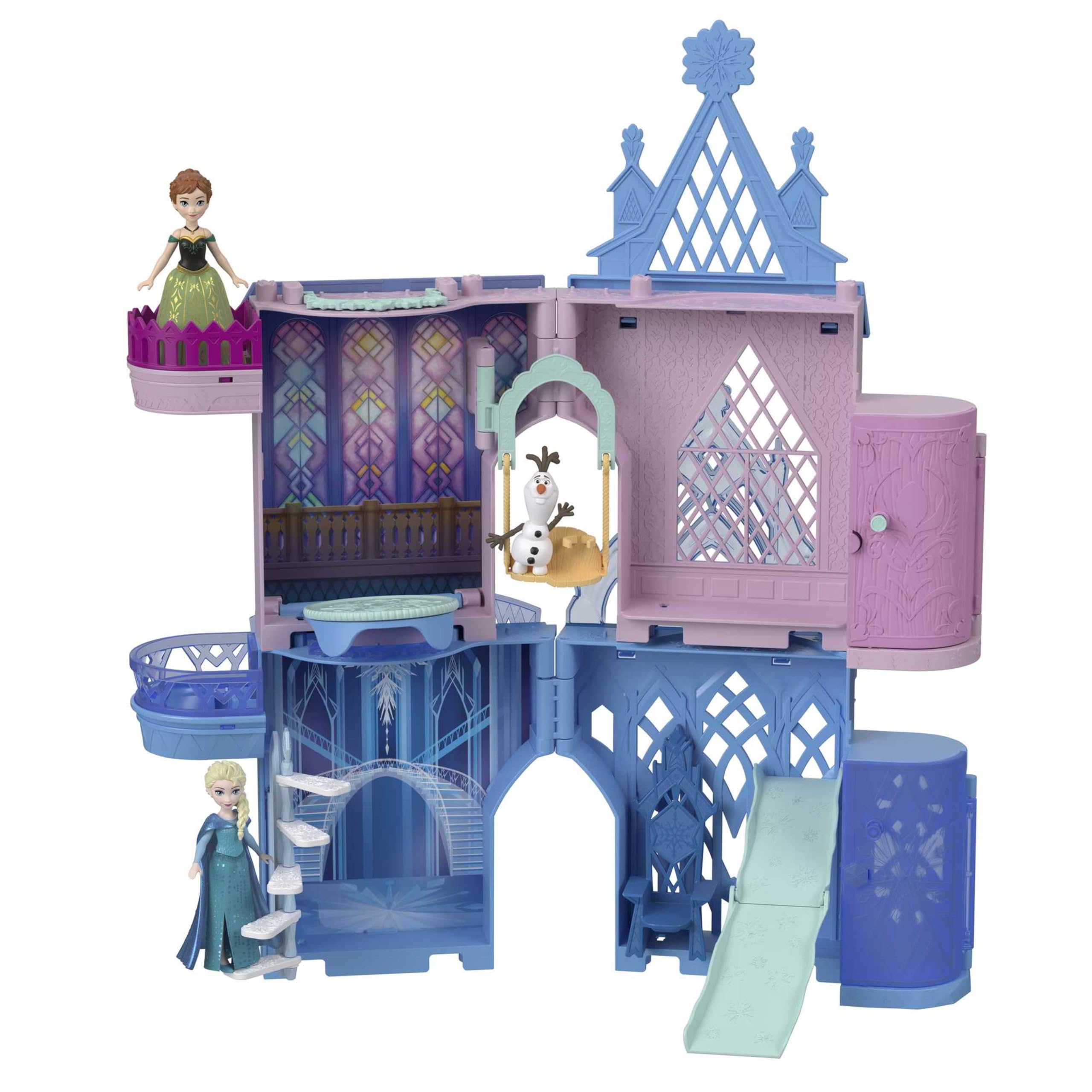 Mattel Disney Frozen Anna's Arendelle Castle Playset - Stackable, Travel-Friendly | Ages 3+ 7