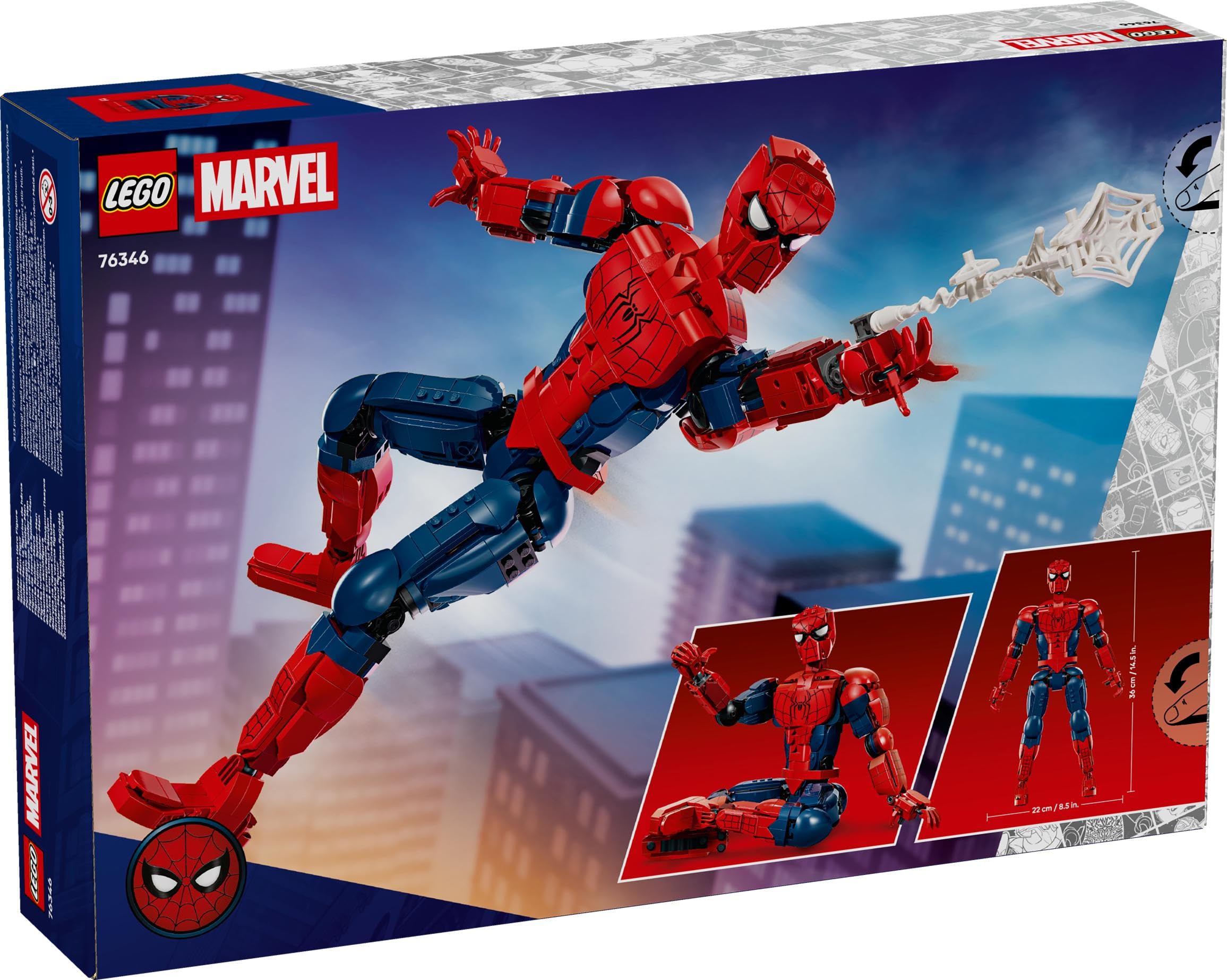 LEGO Marvel Spider-Man Hero Figure Building Set - Highly Articulated | 12+ Years | 2026 Release 9