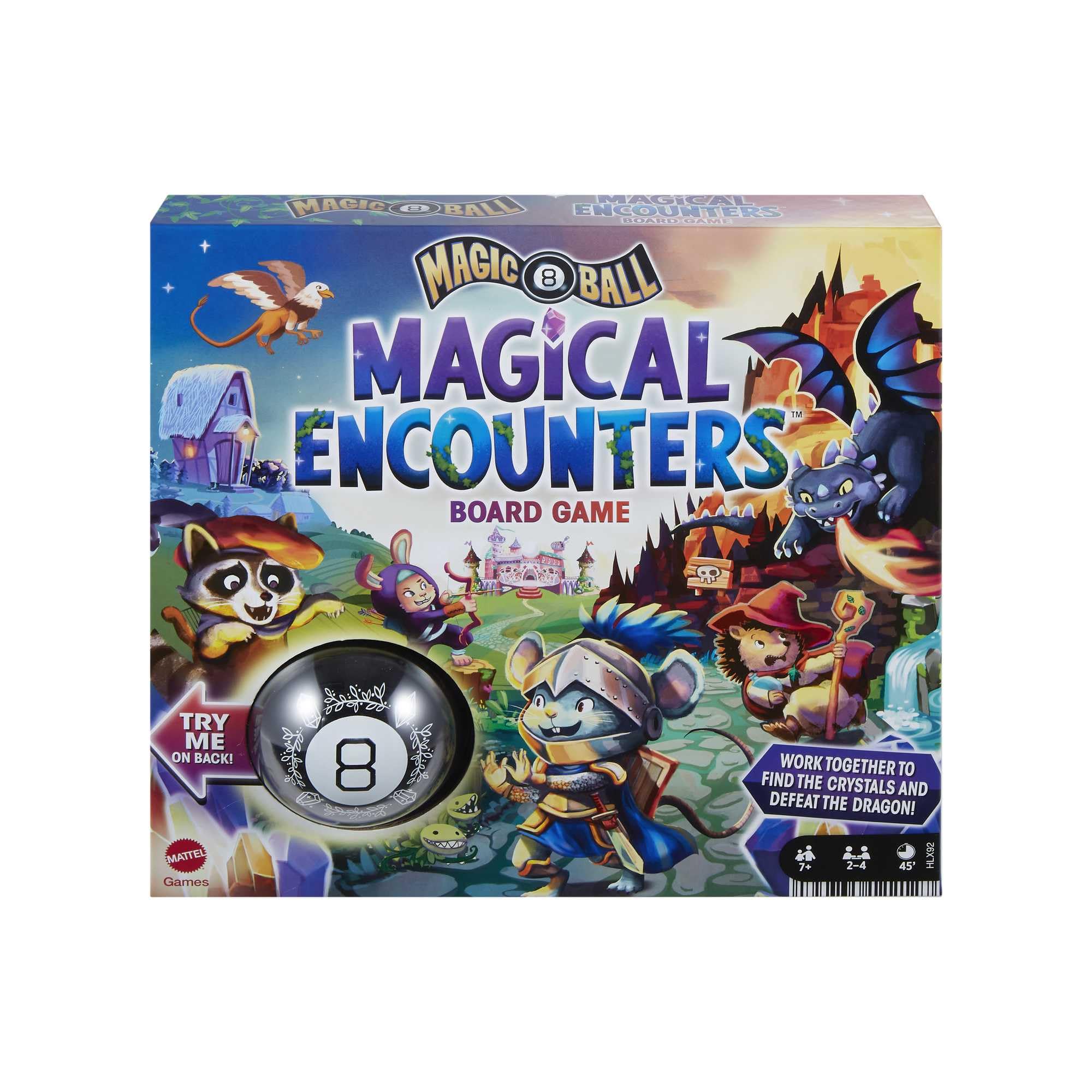 Mattel Games Magic 8 Ball Magical Encounters Cooperative Board Game 10