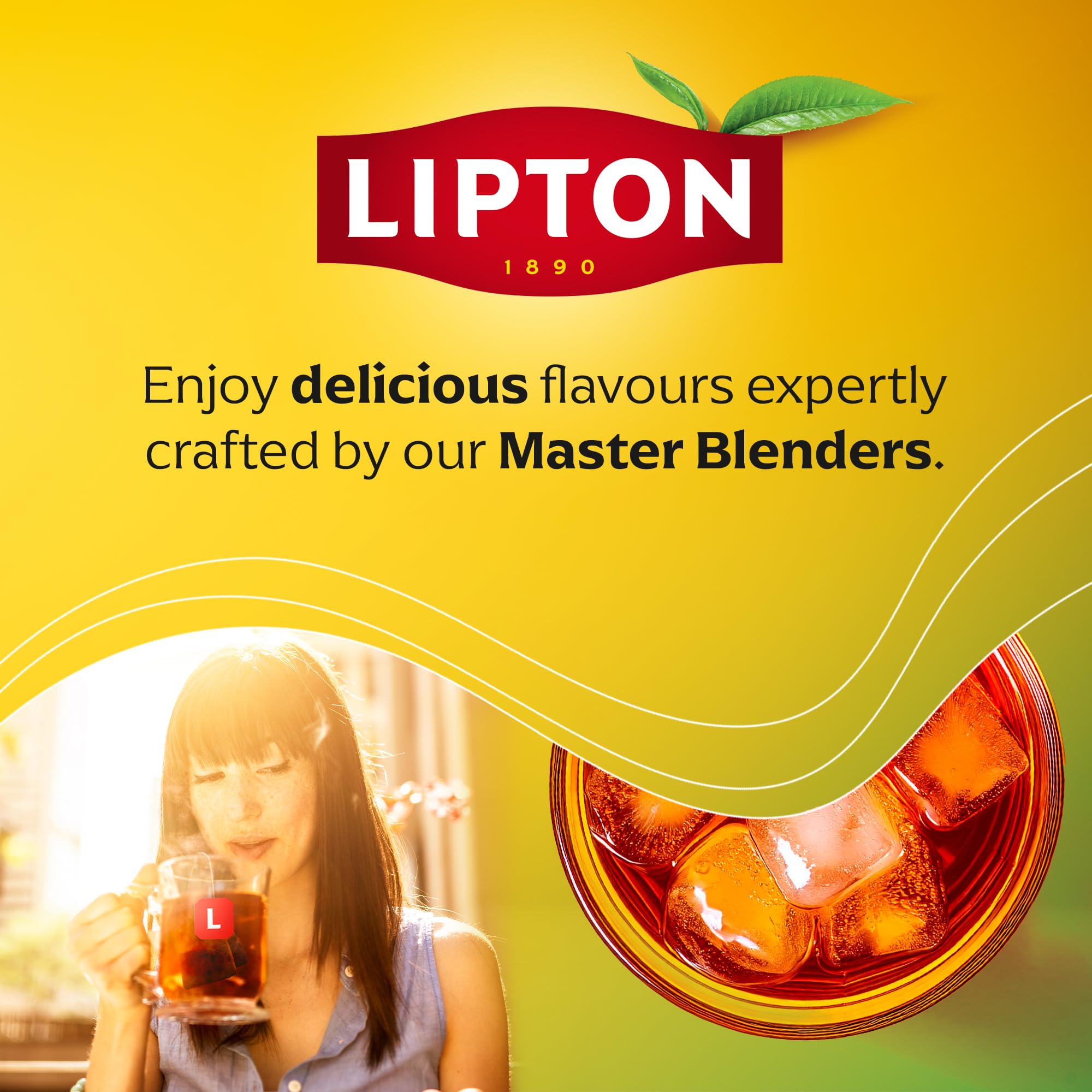 Lipton Smooth Mint Fruit Infusion Herbal Tea Bags - Mint & Lemon Peels | 20 Count | Caffeine Free 8