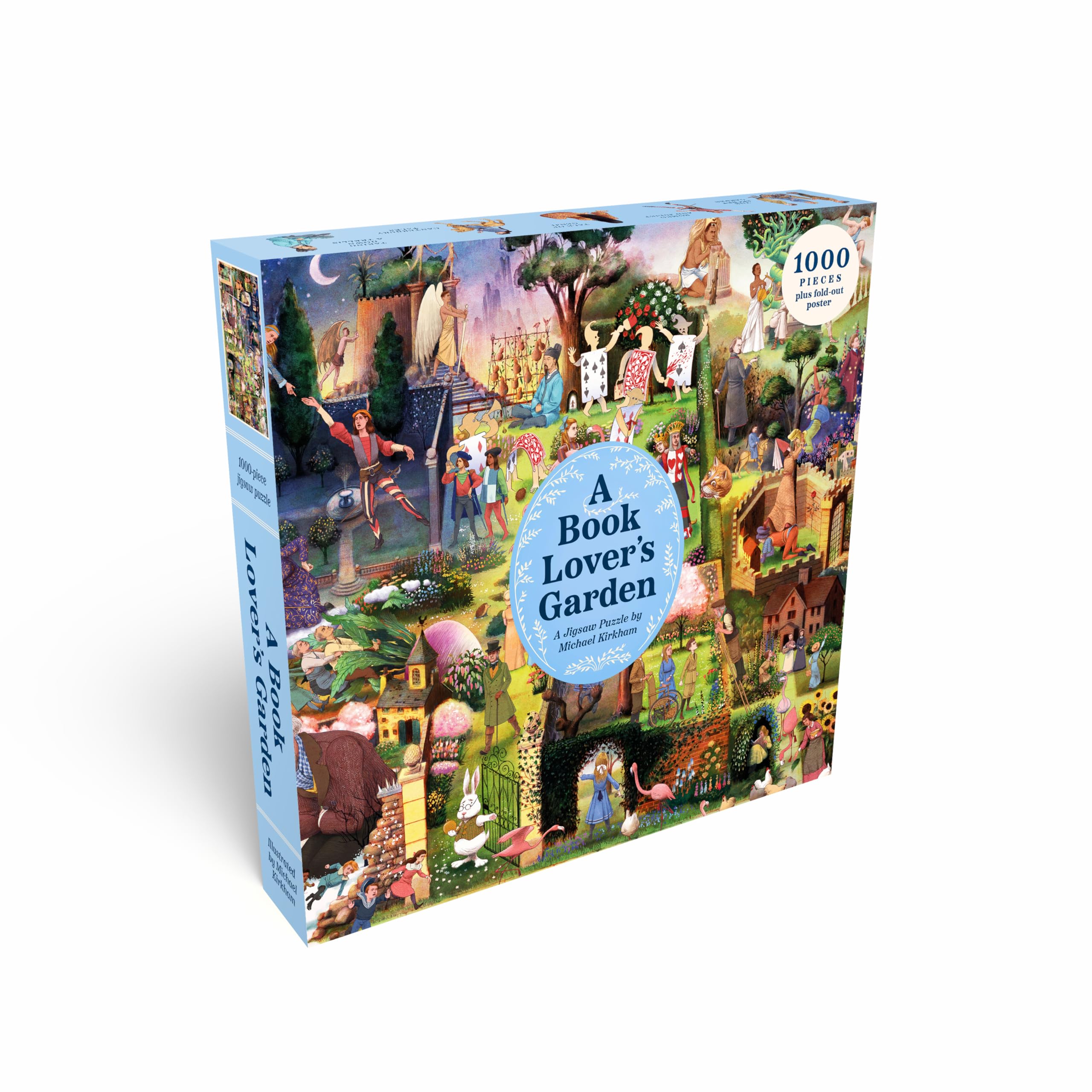 Laurence King A Book Lover's Garden Jigsaw Puzzle - 1000 Pieces | Literature Theme 4