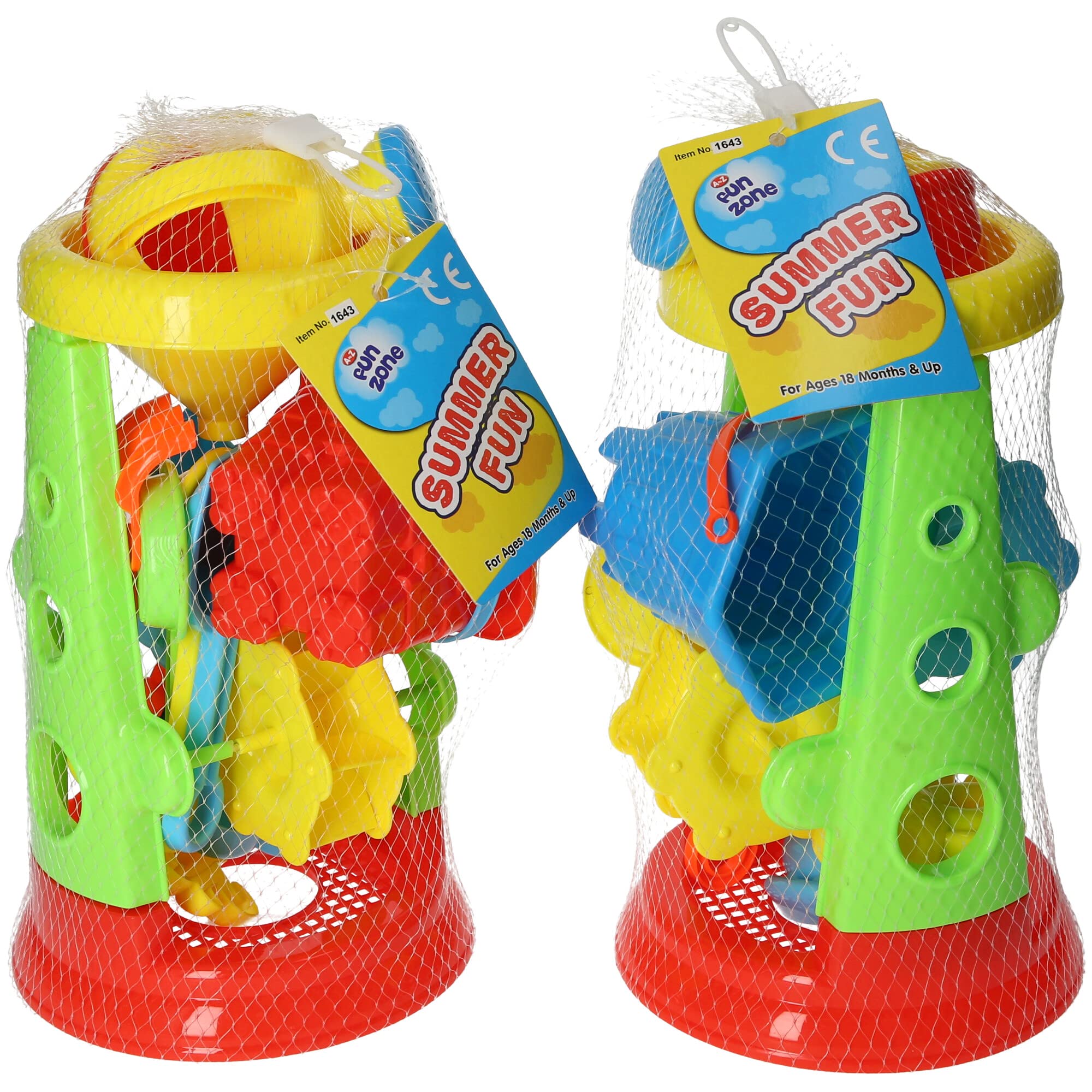 Atoz Sand & Water Play Set with Waterwheel Tower, Bucket, and Tools | Ages 18 Months+