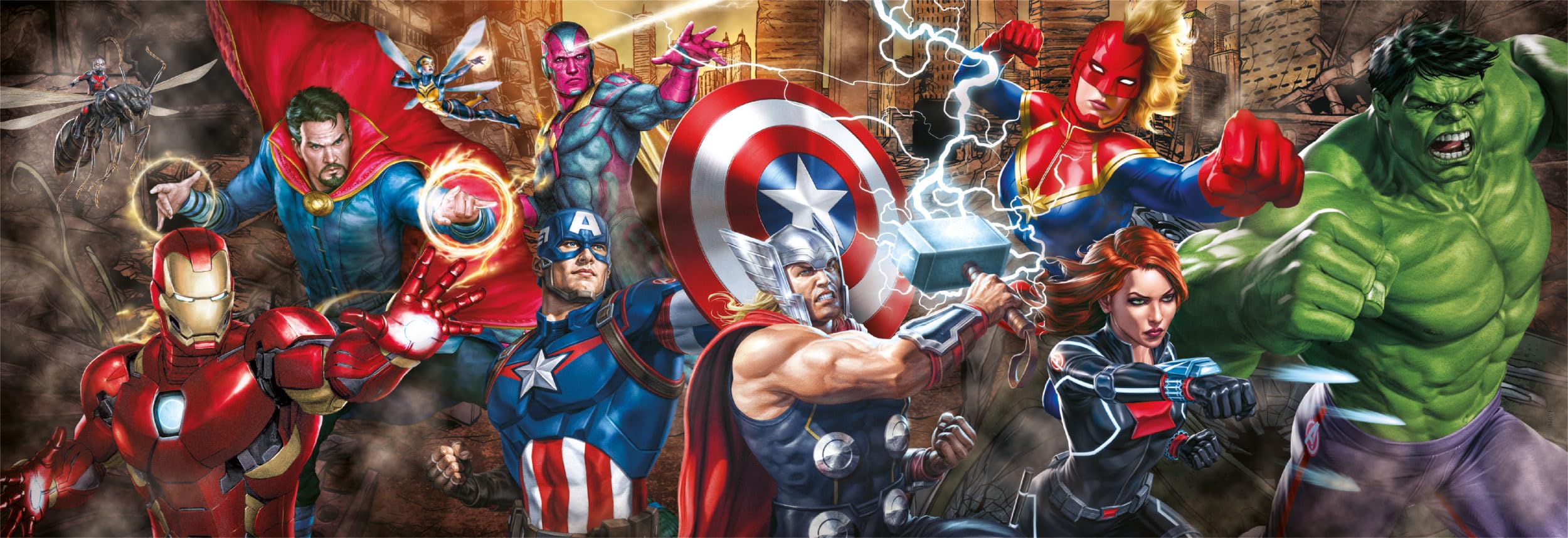 Clementoni Marvel The Avengers Jigsaw Puzzle - 1000 Pieces | Poster Included | Made in Italy 2