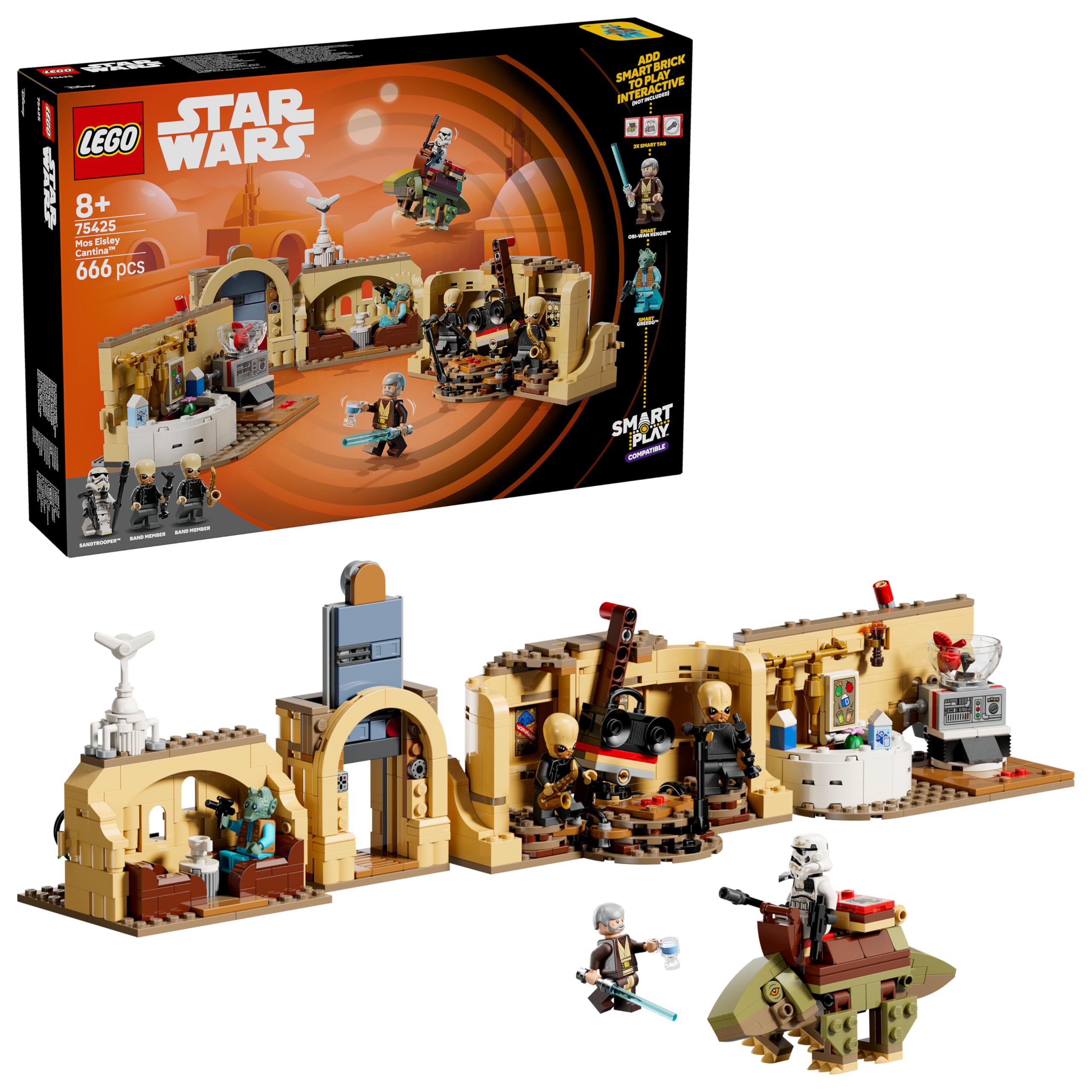 LEGO Star Wars 75425 Mos Eisley Cantina SMART Play Compatible Building Set | Ages 8+ 1