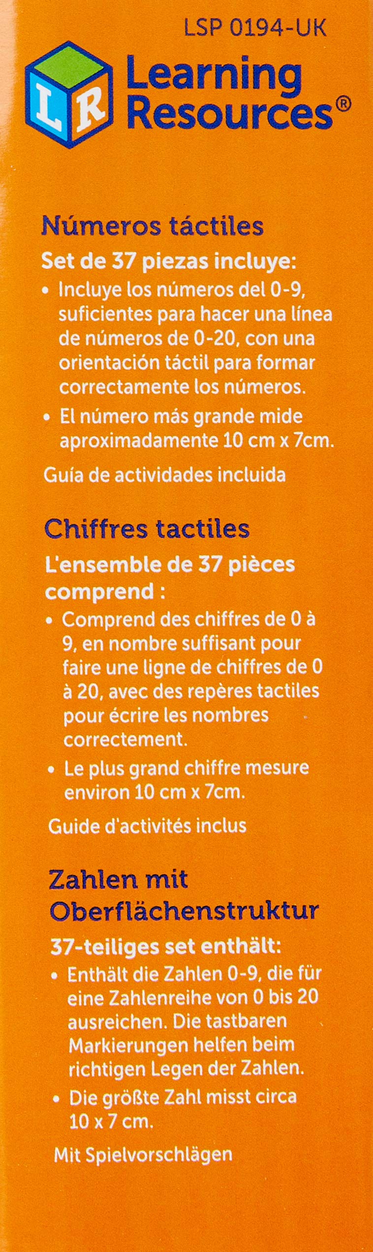 Learning Resources Tactile Numbers & Operations - Sensory Math Learning for Ages 4+ 13