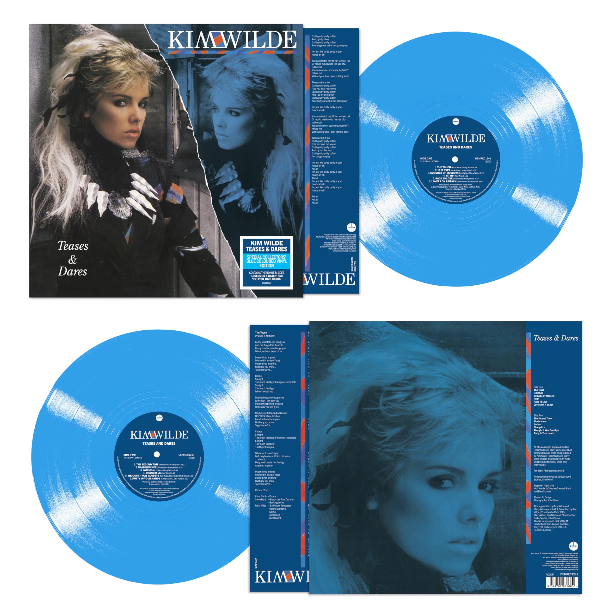Kim Wilde - Teases & Dares [Blue Vinyl] 3