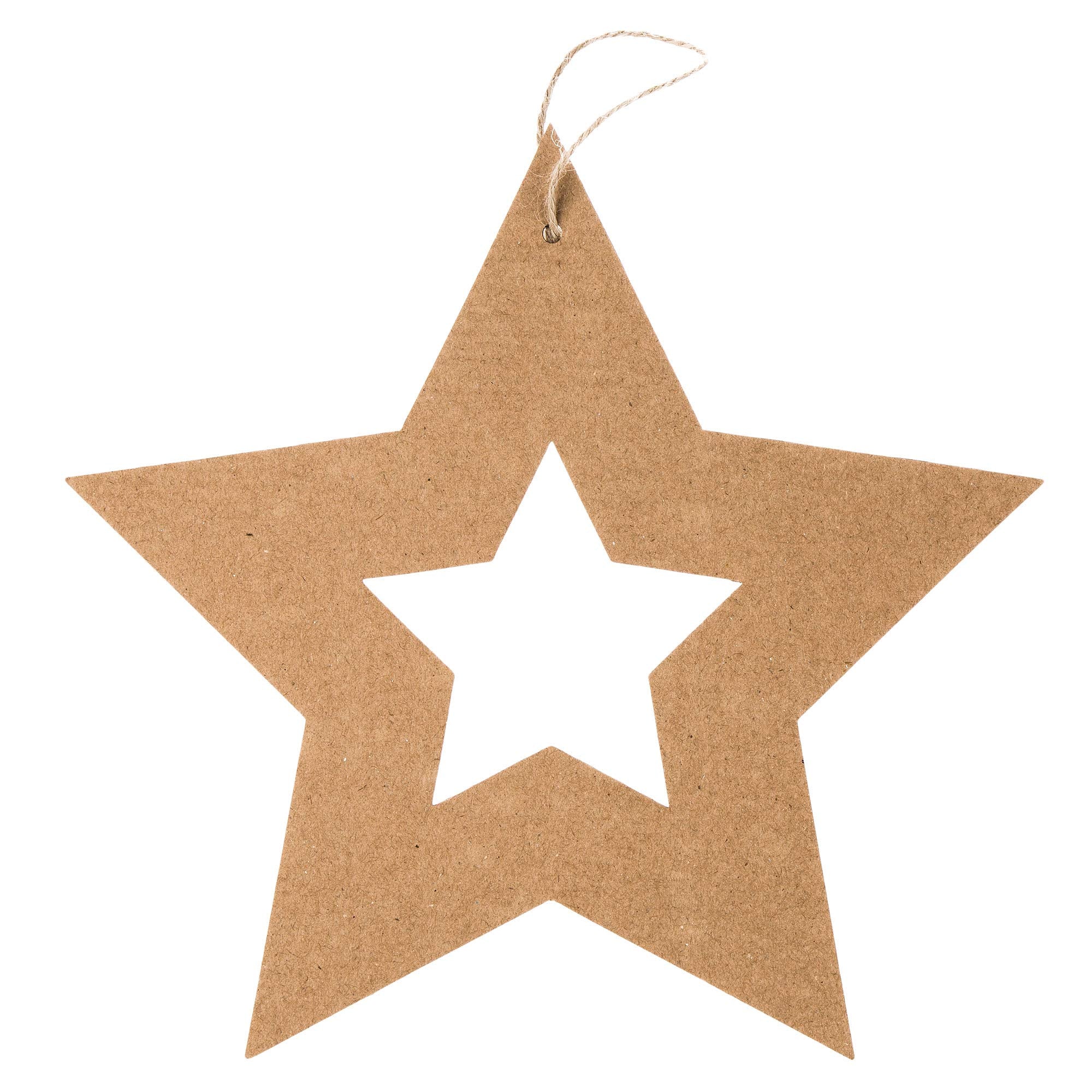 Baker Ross AV836 Hanging Star Wreaths - Creative Christmas Craft Kit for Kids 10