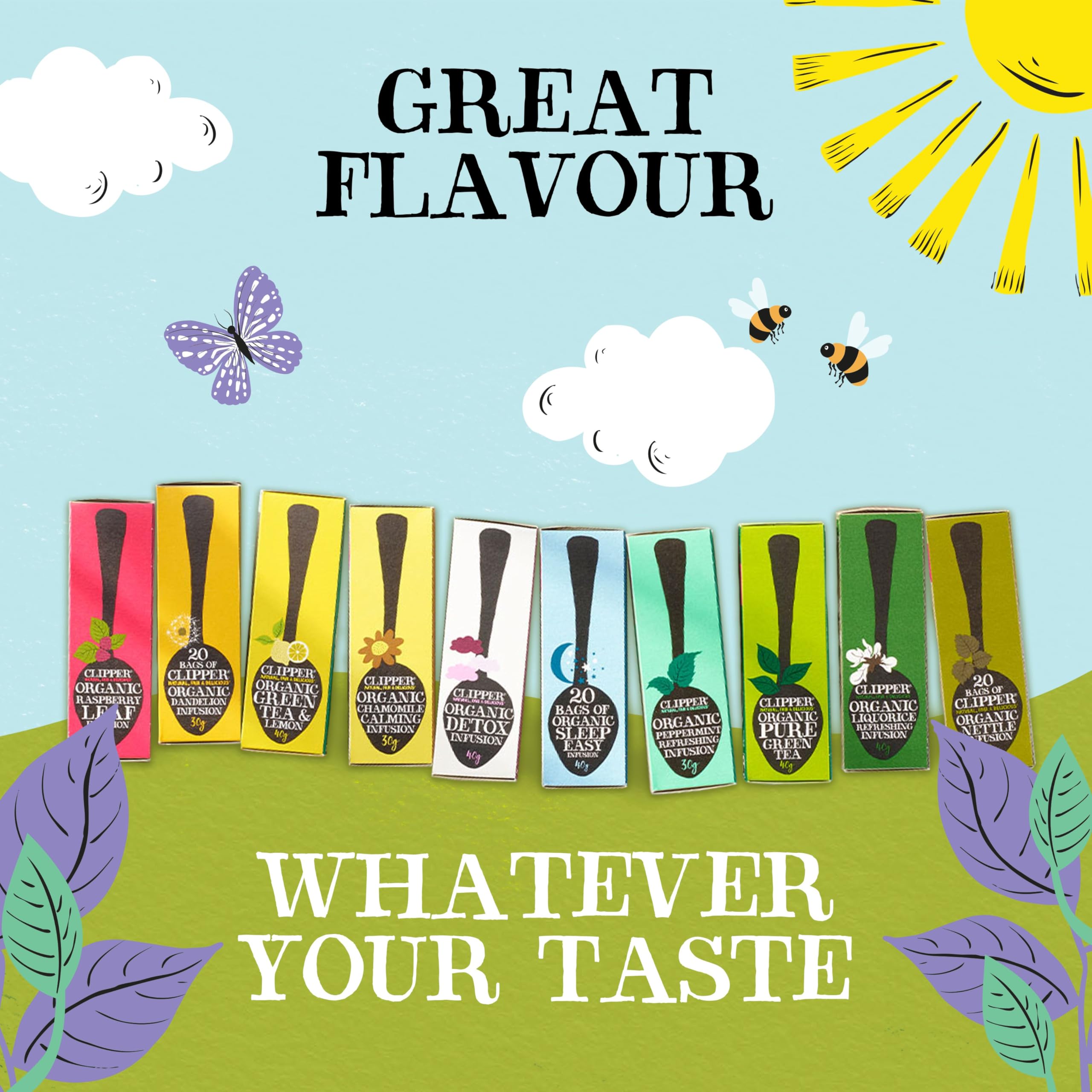 Clipper Organic Peppermint & Spearmint Infusions Fruit Teabags - 80 Unbleached Tea Bags 5