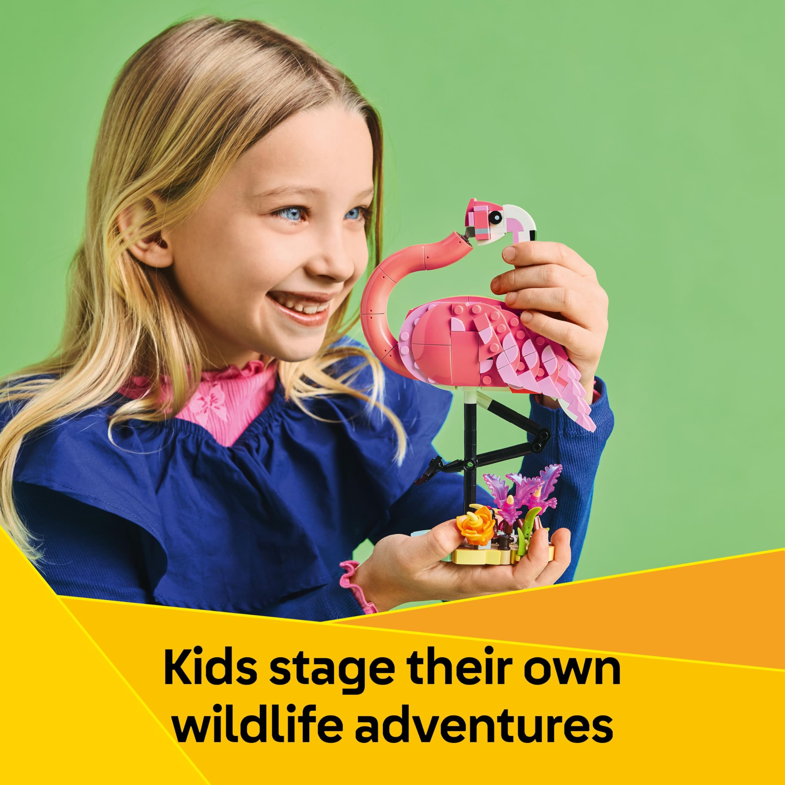 LEGO Creator 3in1 Wild Animals: Pink Flamingo Set 31170 | 3 Models in 1 | Ages 8+ 3