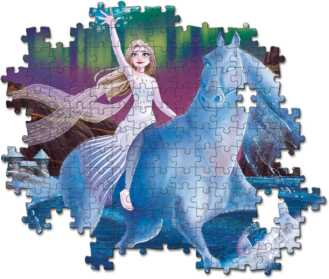 Clementoni - Lights Collection Disney Frozen 2 Glow in The Dark 104-Piece Jigsaw Puzzle