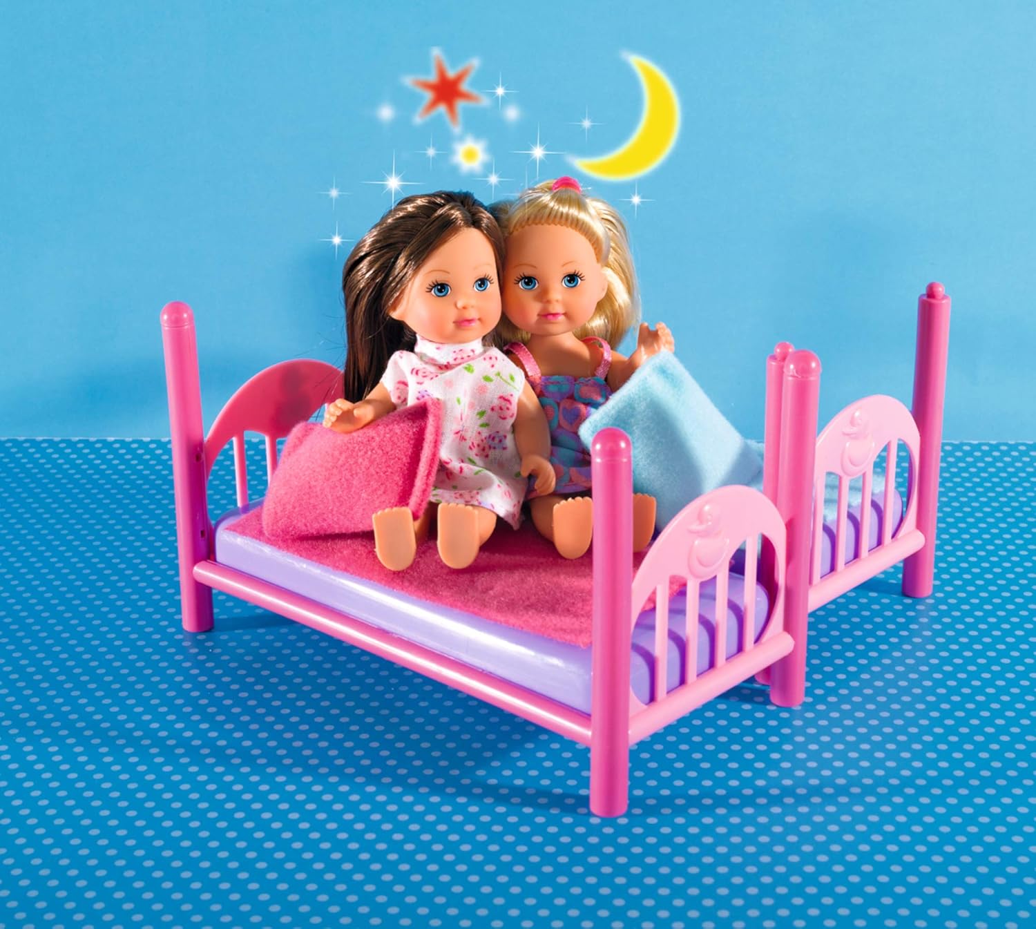 Evi Love - Bunk Bed Doll Playset with 2 Dolls, 12 cm 6
