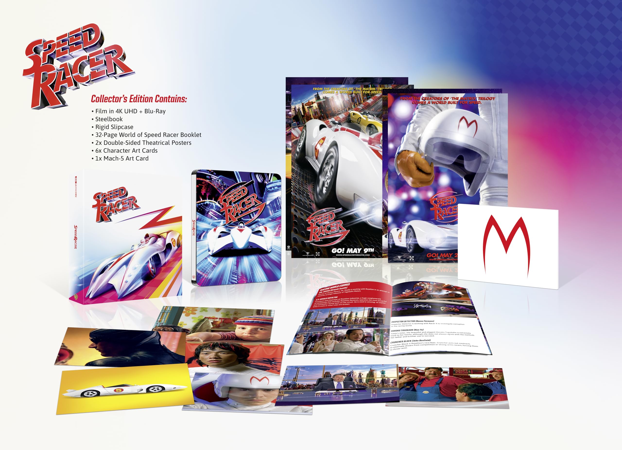 Speed Racer Collector's Edition [4K UHD Blu-ray Steelbook]