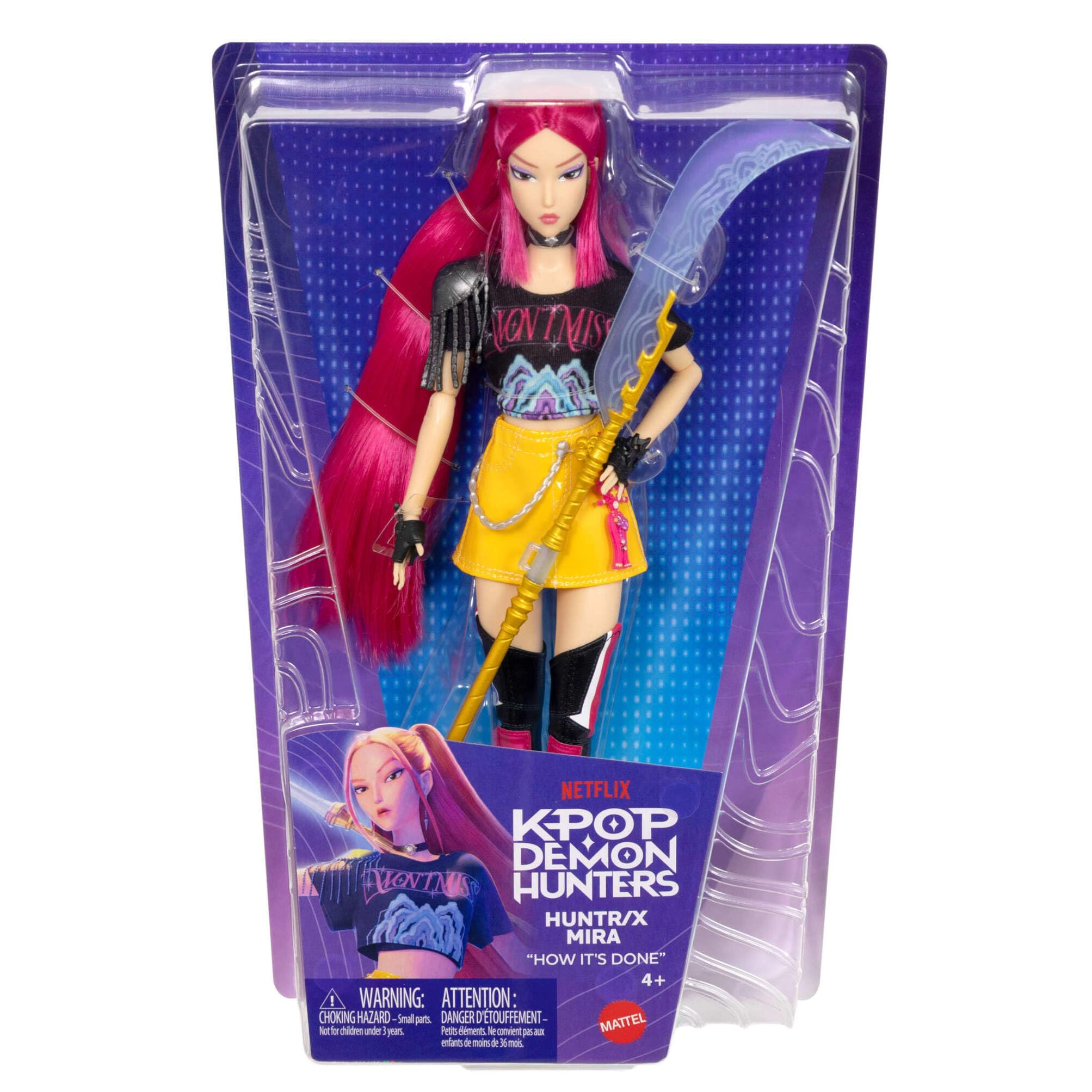 Mattel KPop Demon Hunters HUNTR/X Mira Fashion Doll | 11 Points of Articulation | Ages 4Y+ 7