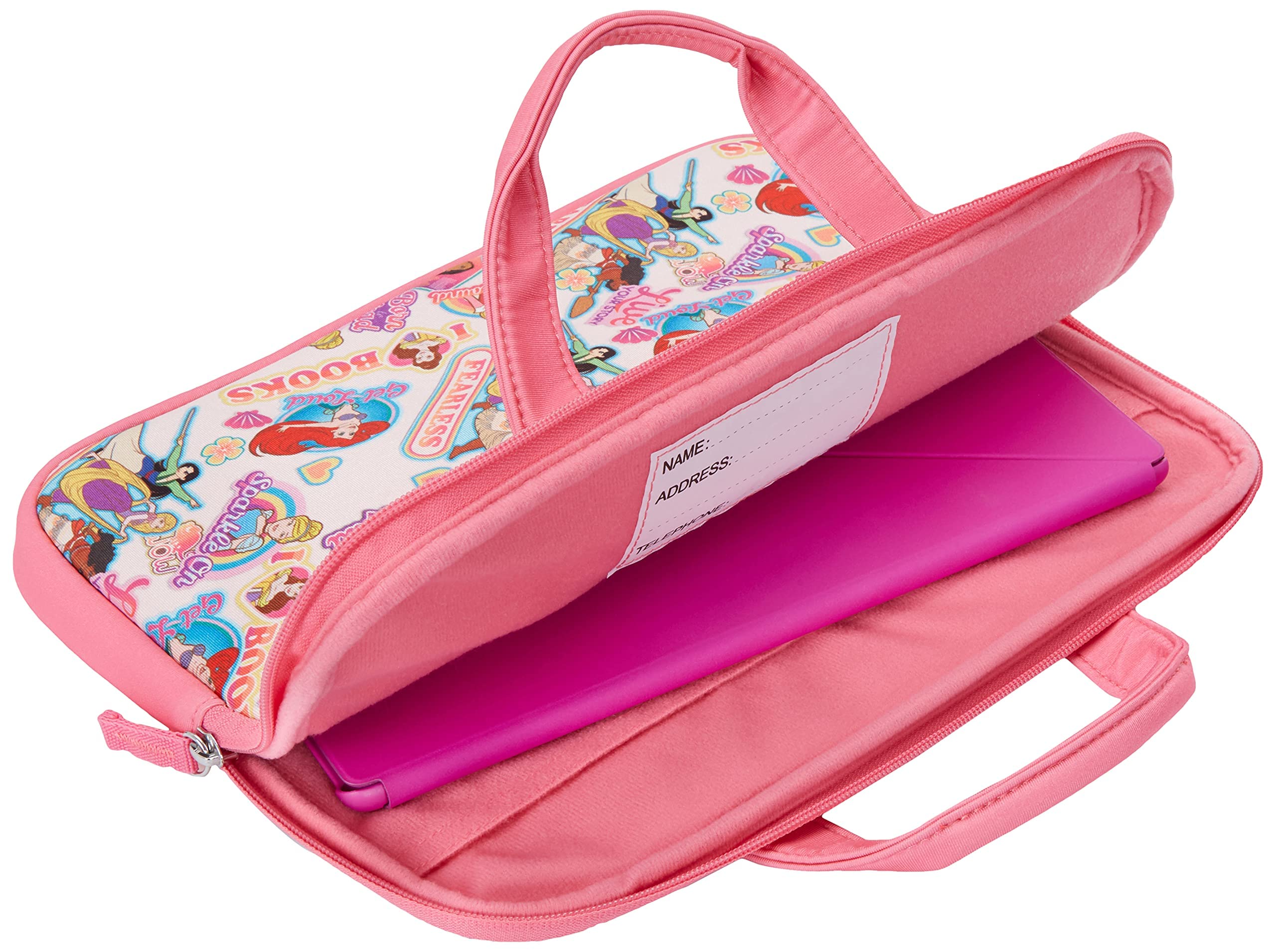 NuPro - Disney Princesses Zip Sleeve for Fire HD 10 Kids & Kids Pro Tablets 7