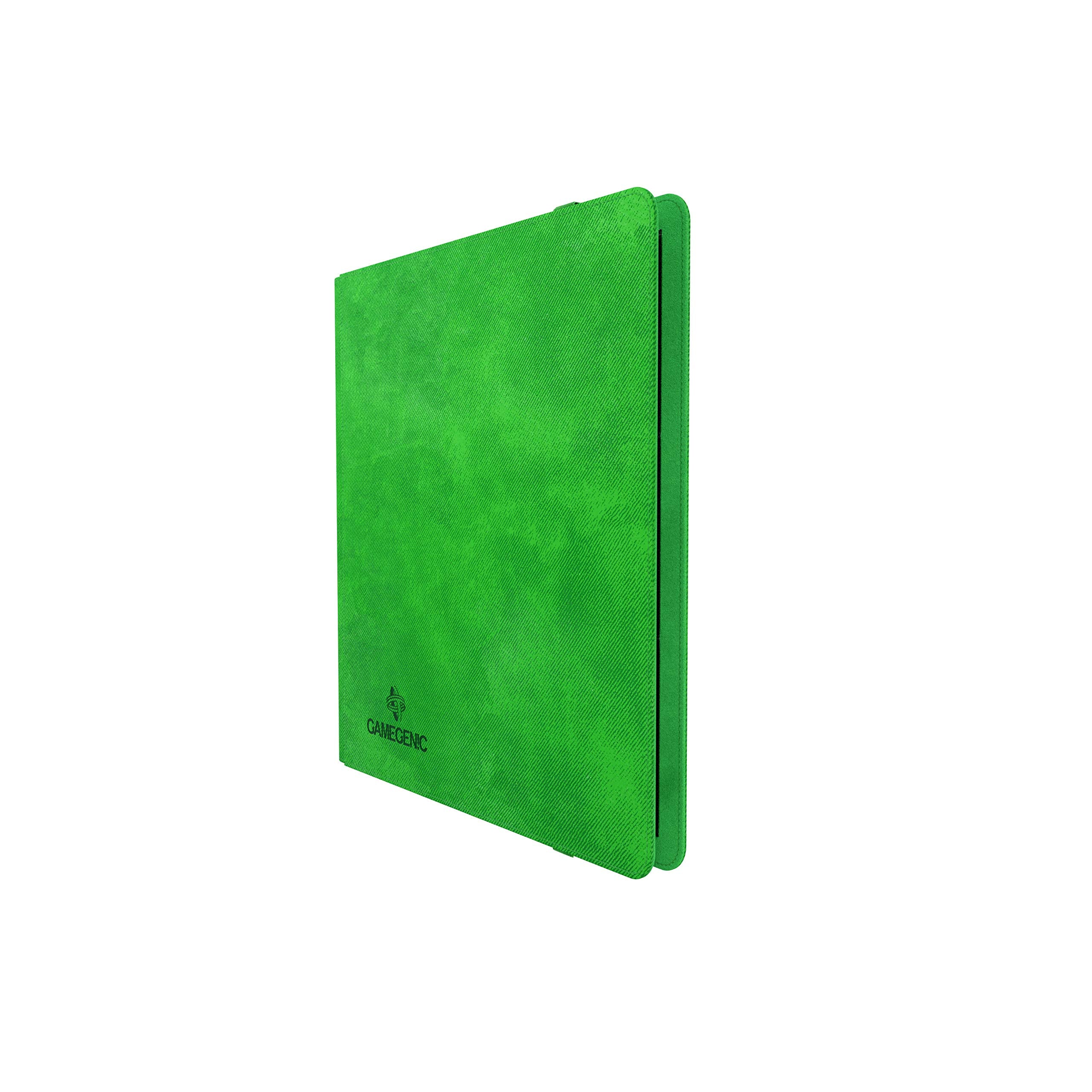 Gamegenic Prime Album - 24-Pocket Storage | Green COLOURMATCH Lining | Holds 480 Sleeved Cards