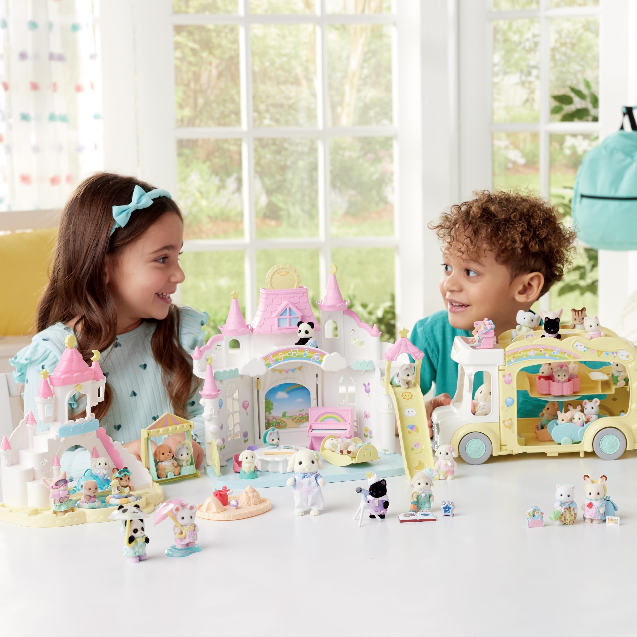 Sylvanian Families 5750 Nursery Friends Sleepover Party Trio Playset | Ages 3+ 4