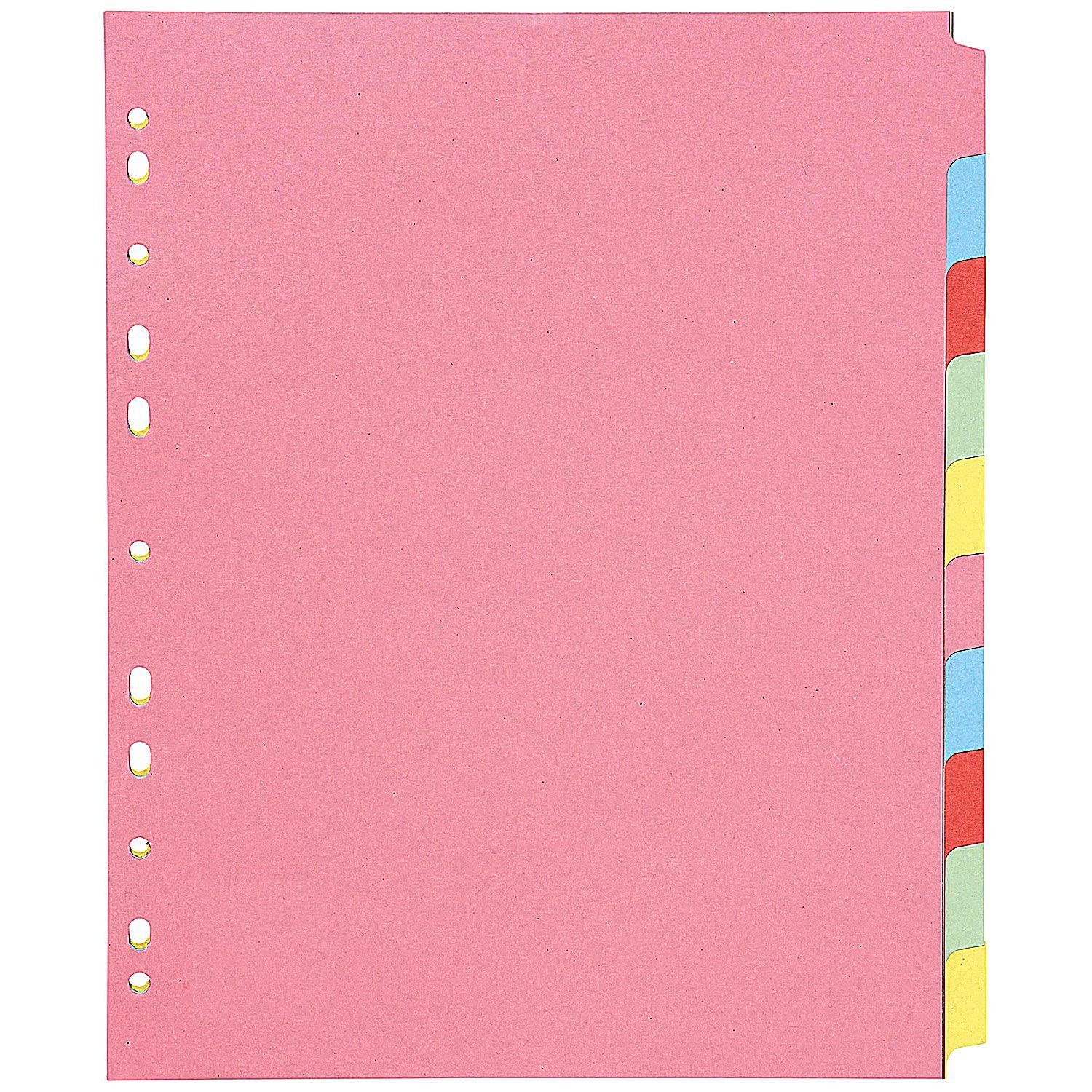 Q-Connect 10-Part Extra Wide Subject Divider A4 KF76982 1
