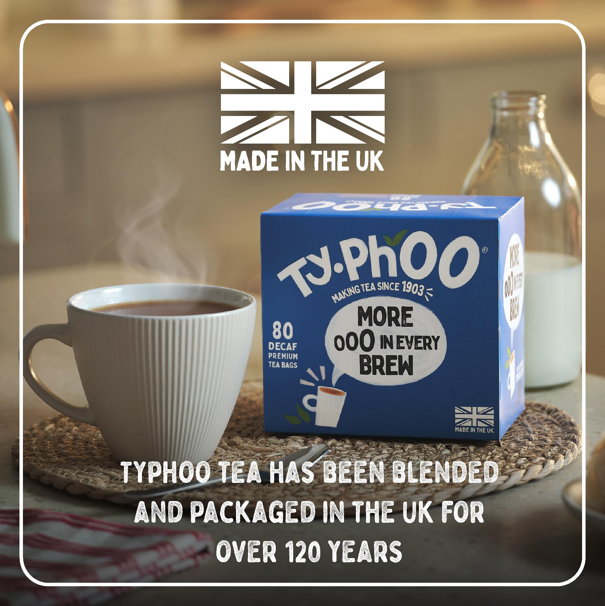TY.PHOO Black Tea Bags - Decaf, 80 Count | Ethically Sourced | Smooth Flavor 4