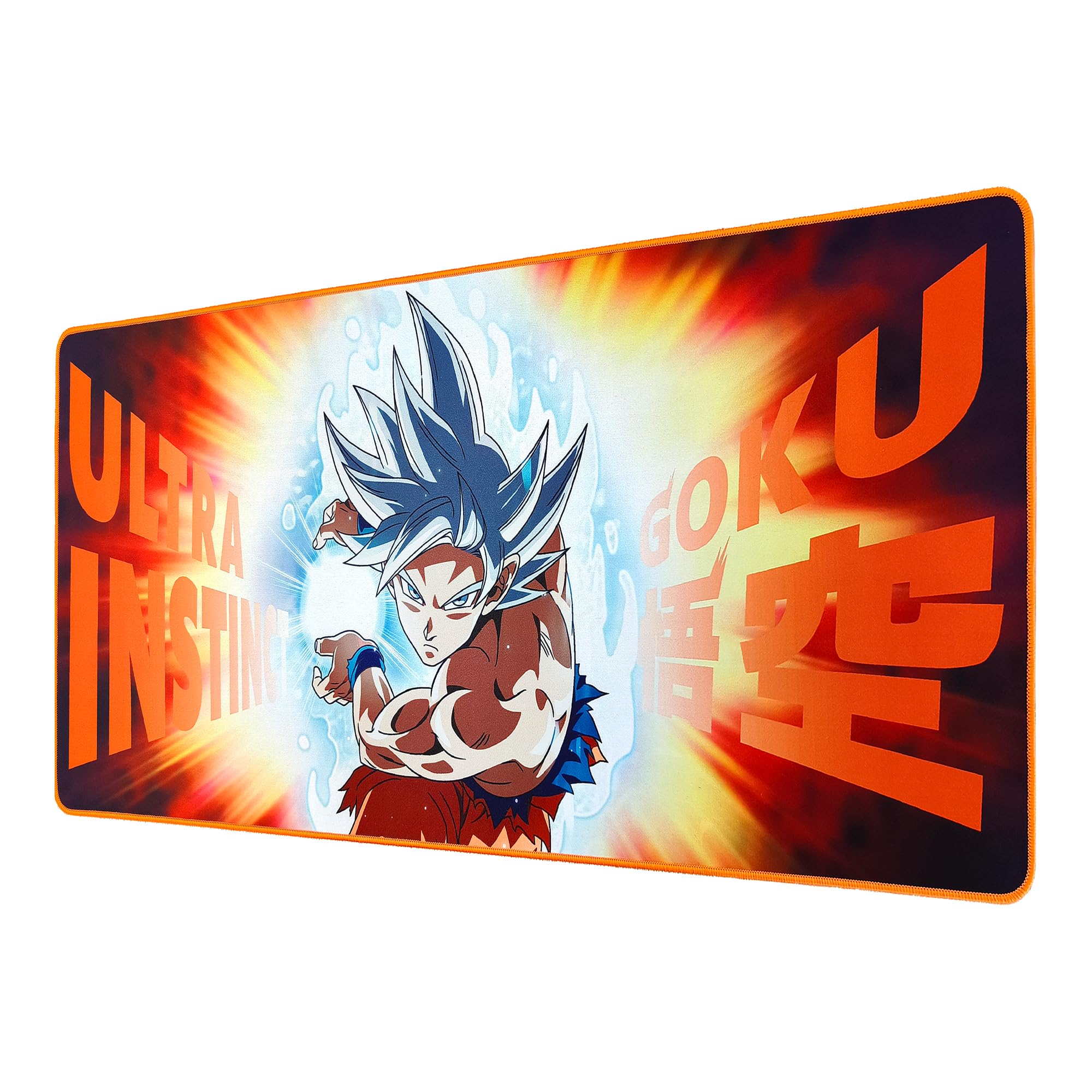 Subsonic Dragon Ball Z Goku Ultra Instinct XXL Mouse Pad & Desk Mat - 90x40cm | Non-slip | Waterproof 1