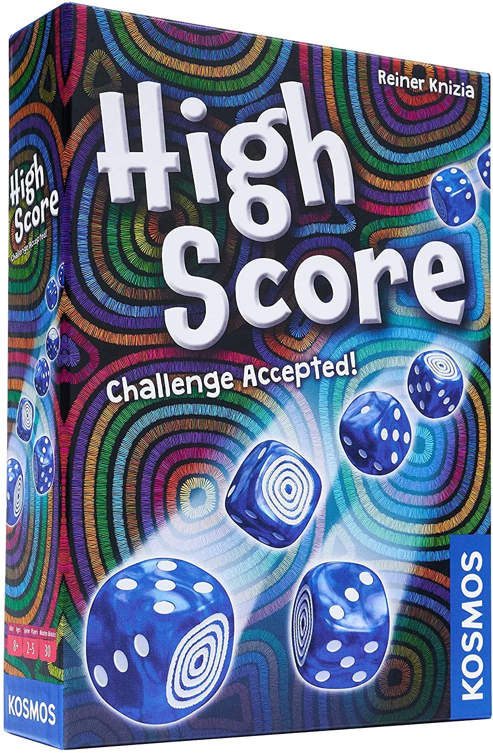 Thames & Kosmos High Score Dice Game - Strategy for 2-5 Players Ages 8+ | English & German Edition