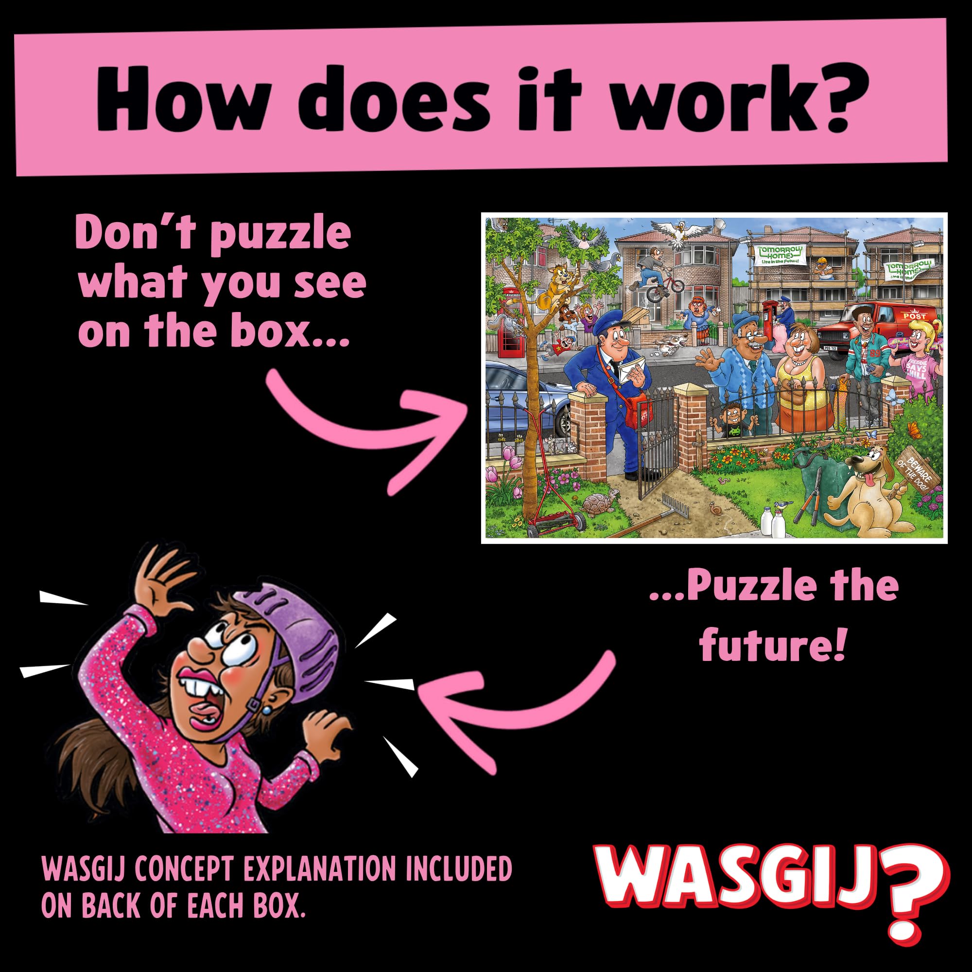 Wasgij Destiny 31 Home Delivery! 1000 Piece Jigsaw Puzzle for Unisex Adult 4