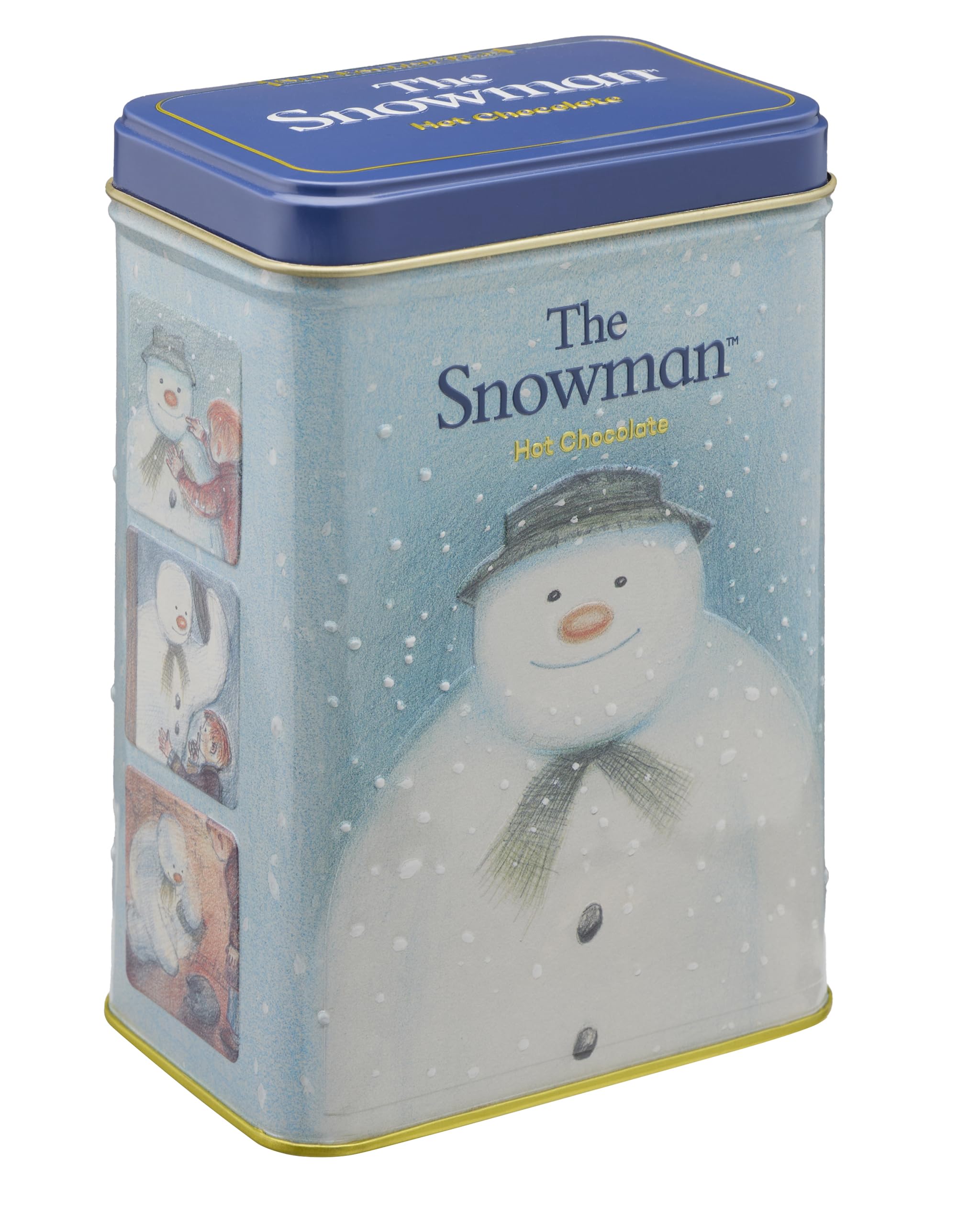 New English Teas The Snowman Hot Chocolate 250g Tin with Original Illustration