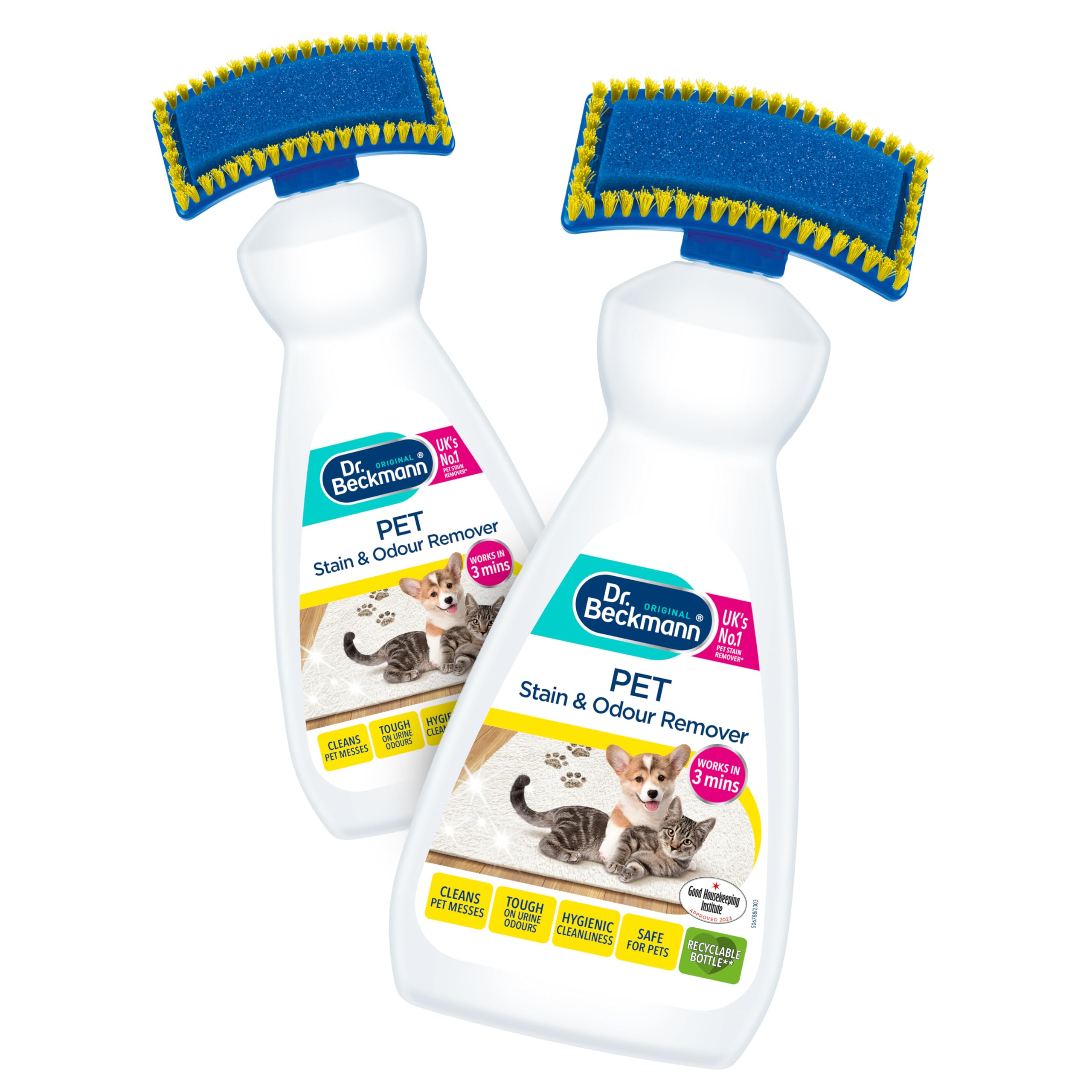 Dr. Beckmann Pet Stain and Odour Remover Liquid for Carpets & Upholstery | 1.3 L | Unscented