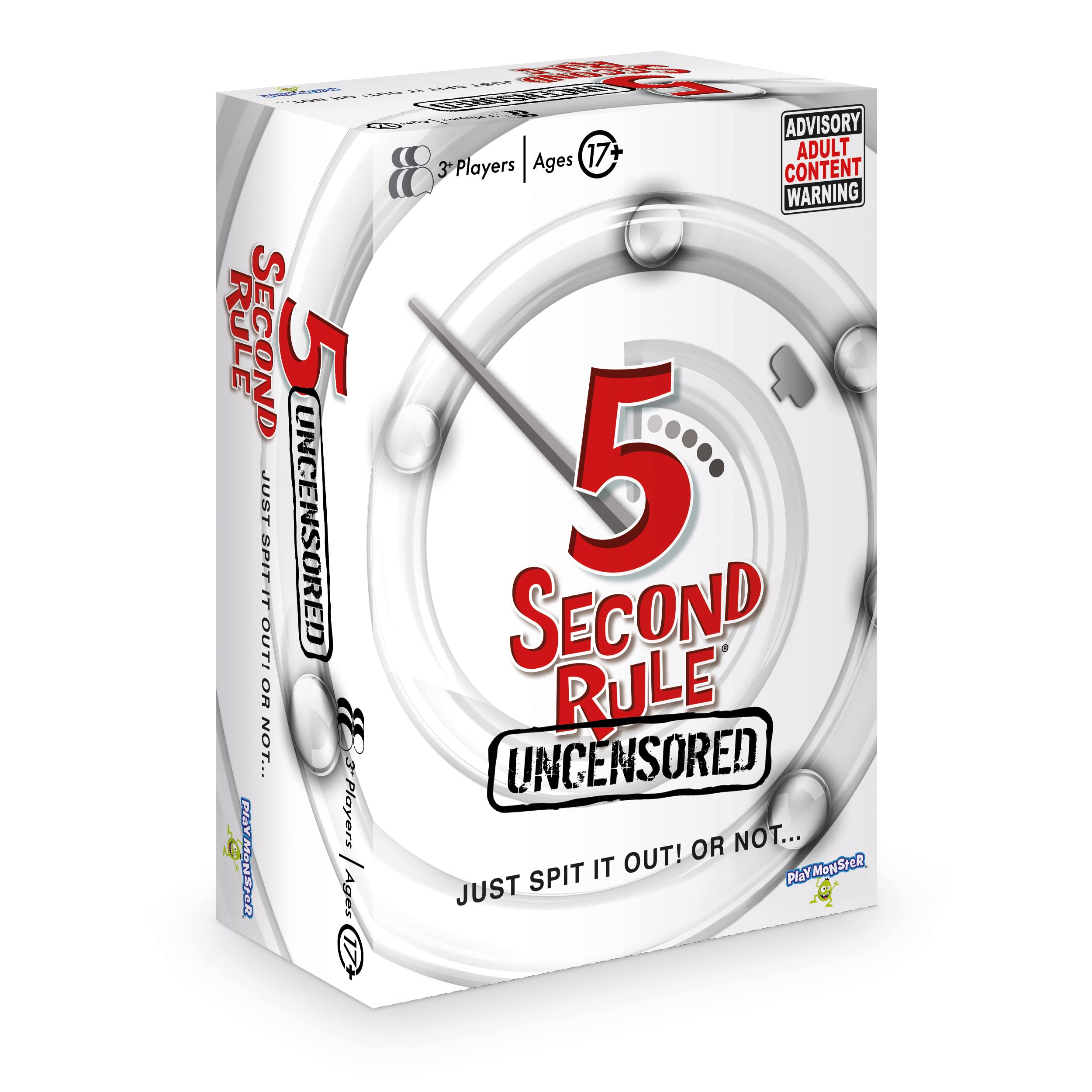 PlayMonster 5 Second Rule Uncensored - Quickfire Card Game for Adult Party Fun - Drinking Games - Ages 17+ 1